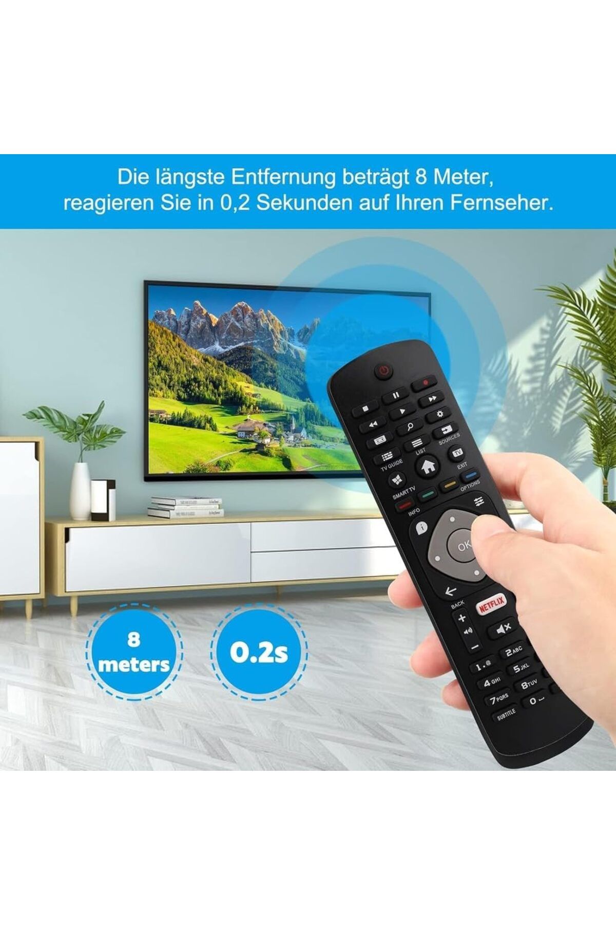 erorex-جهاز تحكم عن بعد عالمي للتلفزيونات LCD LED مع وظائف كاملة 4