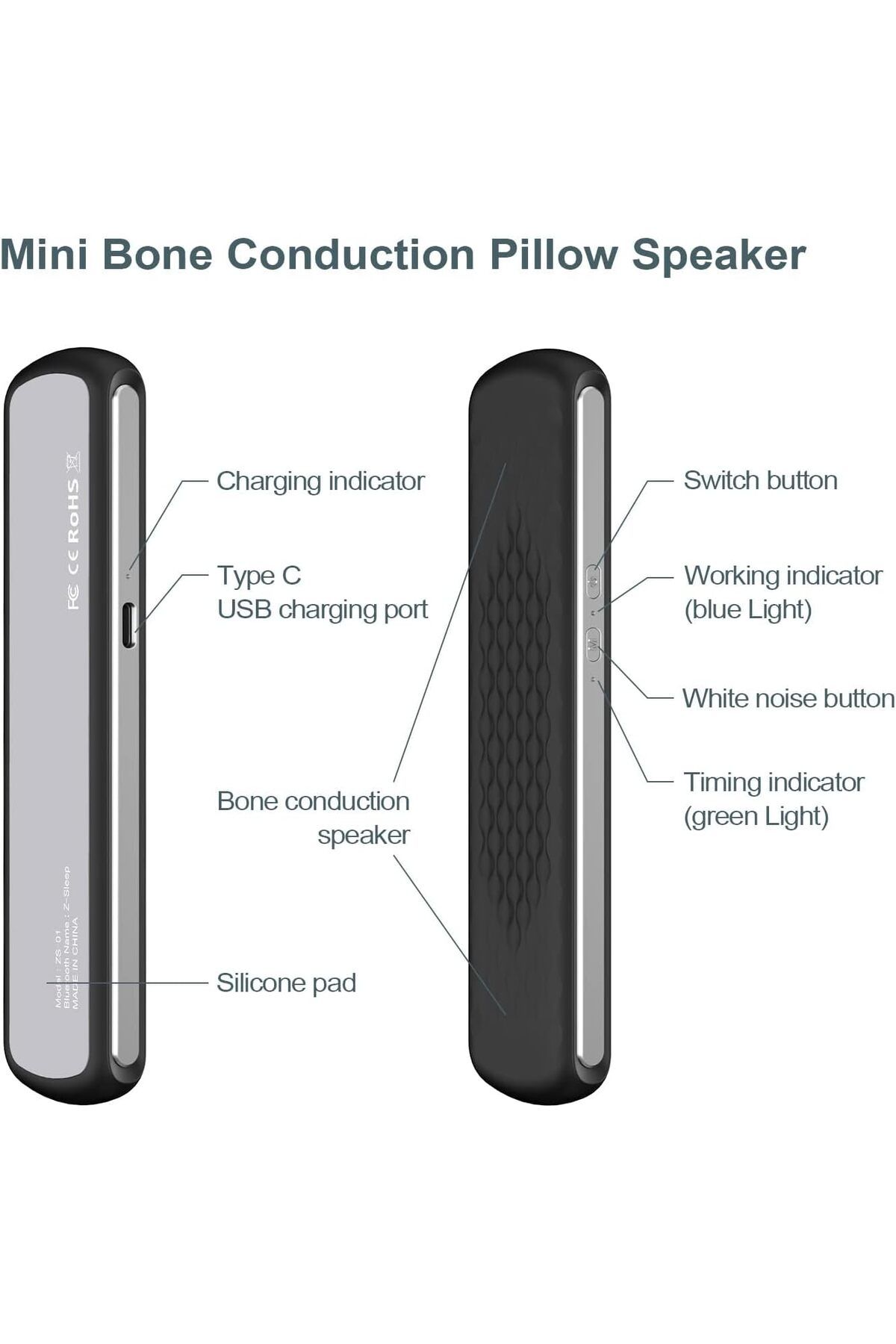erorex-Portable Bluetooth Speaker With Lights Transparent Wireless Mini Bluetooth Speaker With Tws Hd 3