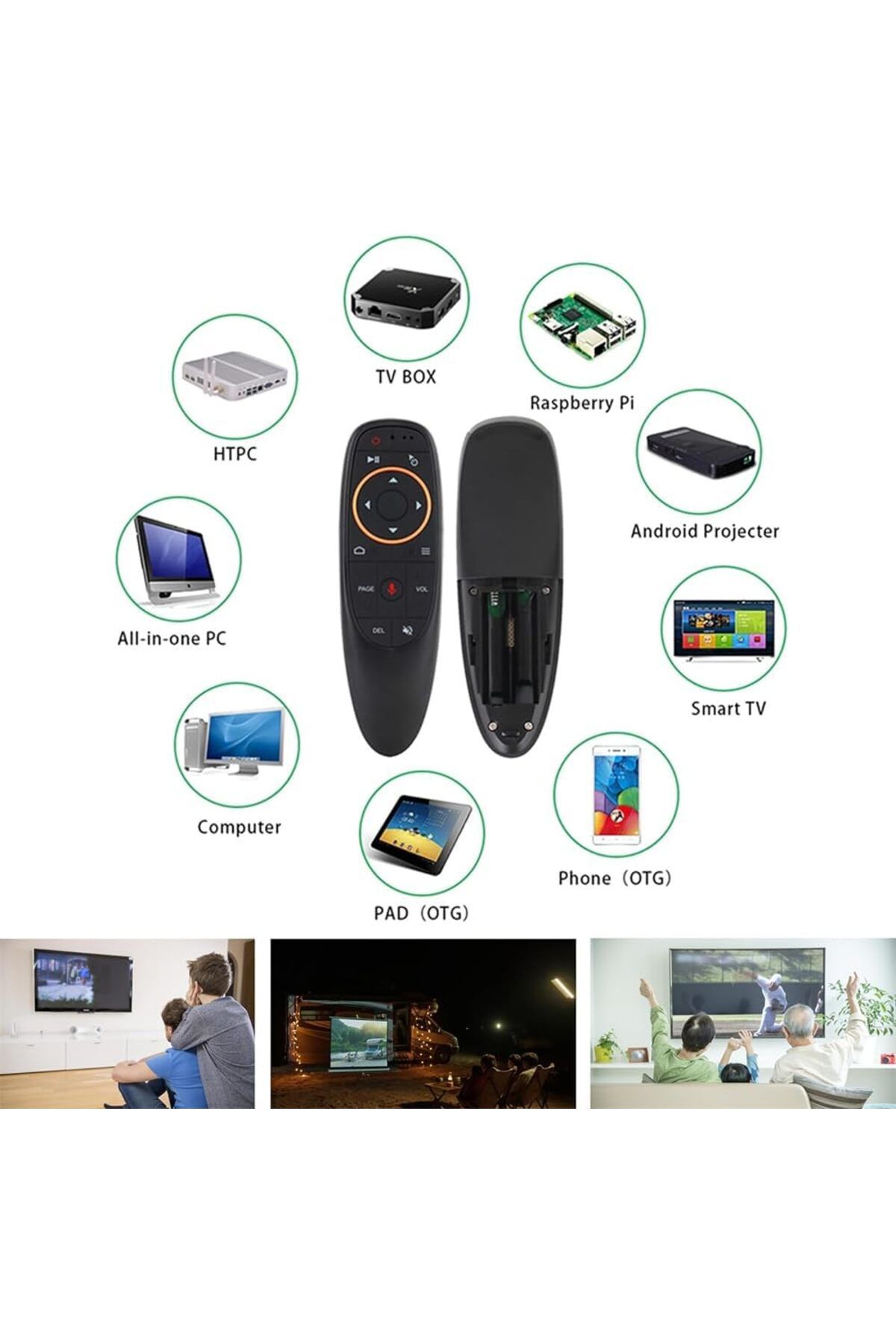 erorex-Ir Blaster Universal Remote Controller Compatible For Tv Setbox Air Conditioner Ac And More Compact 5