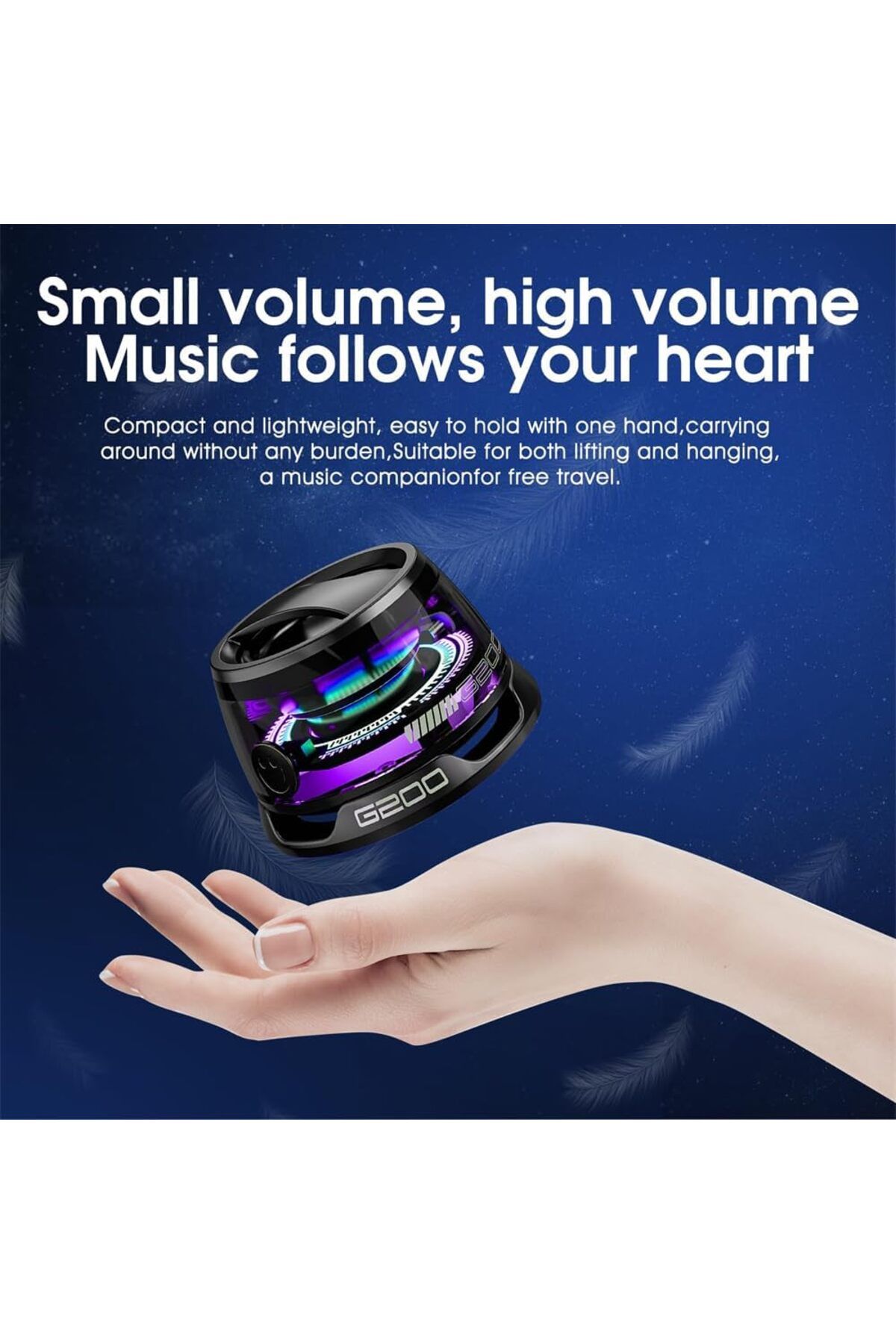 erorex-Bluetooth Shower Speaker Smart Led Touch Play Bluetooth Speaker Waterproof Portable Bluetooth 6