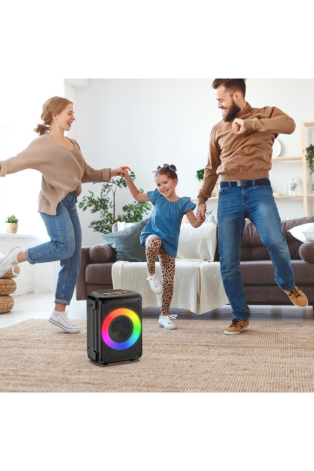 erorex-Bluetooth Speaker Wireless Speaker With Bluetooth 5.3 True Stereo Pairing 24 Hour Battery Life 7