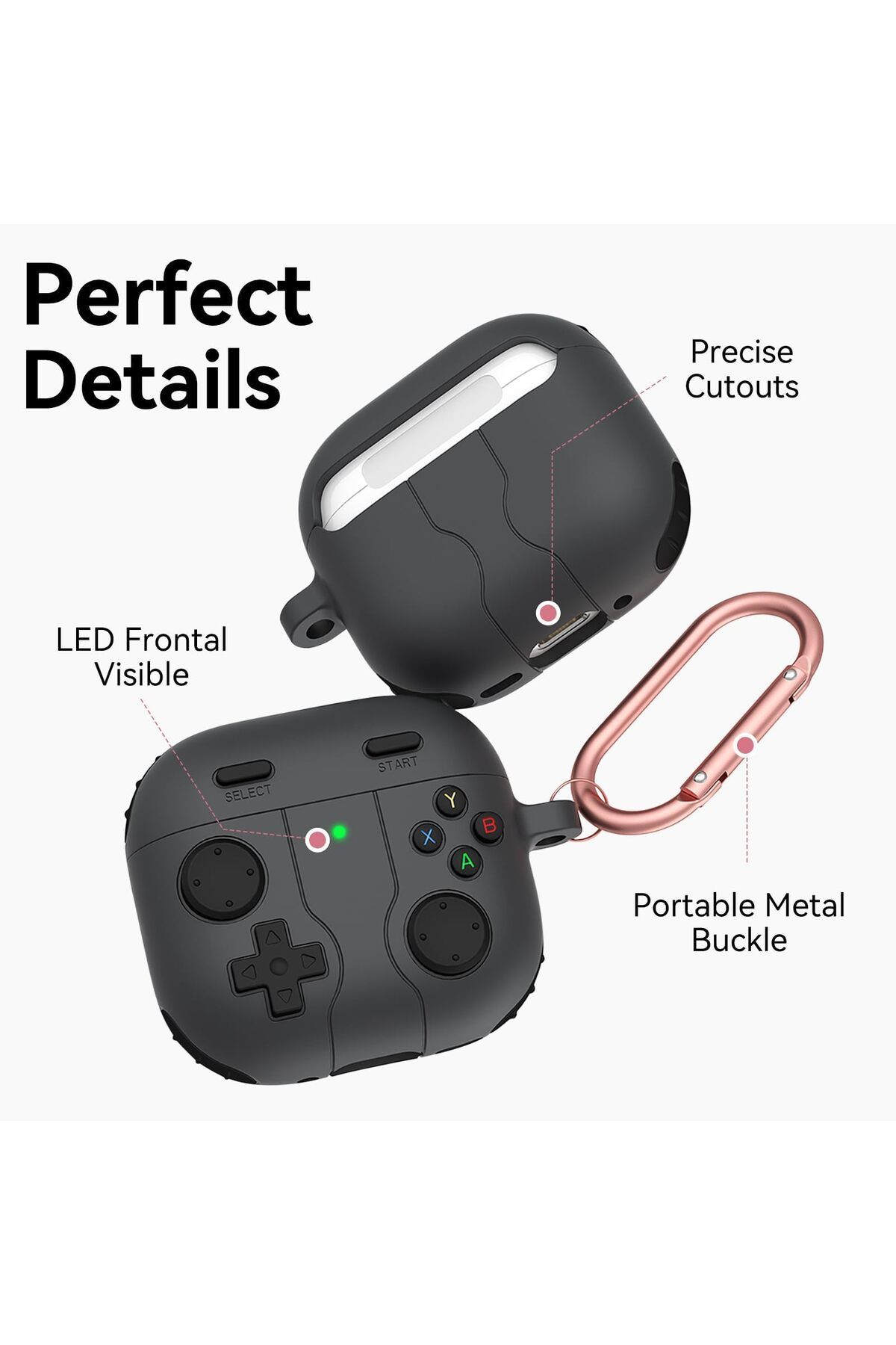 erorex-Hard Pc Earbuds Case For Jbl Tune Flex Earbud Case With Keychain Clear Protective Case Wireless 3