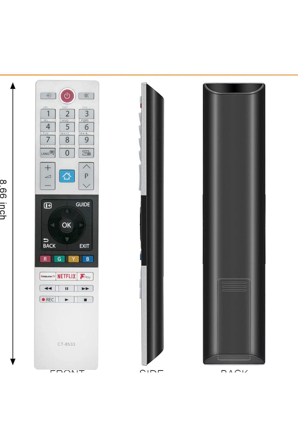 erorex-Rc45160 Replaced Voice Remote Control Applicable For Panasonic 2K Android Tv Ct 8563 Ct 8562 Ct 2