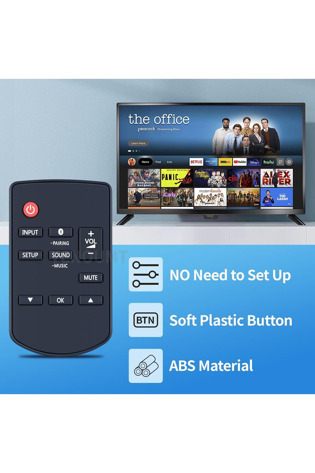 erorex-Rc 879M Replacement Remote Control Applicable To Onkyo Av Receiver Tx Nr535 Tx Sr333 Ht R393 3