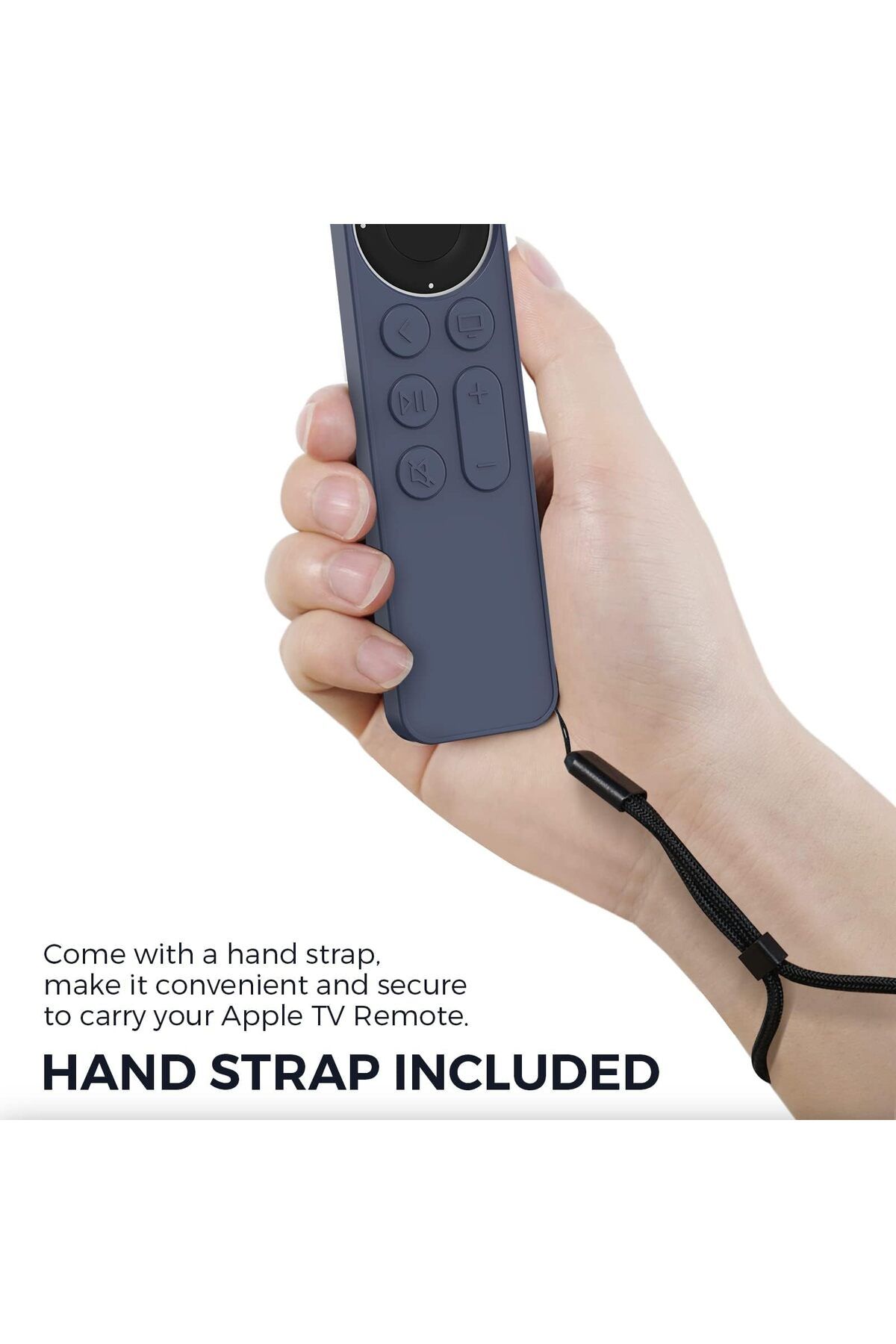 erorex-Silicone Case For Tv 4K Siri Remote 2021 With Silicone Tv Box Case For Tv 4K 2021 Shock Resistant 6