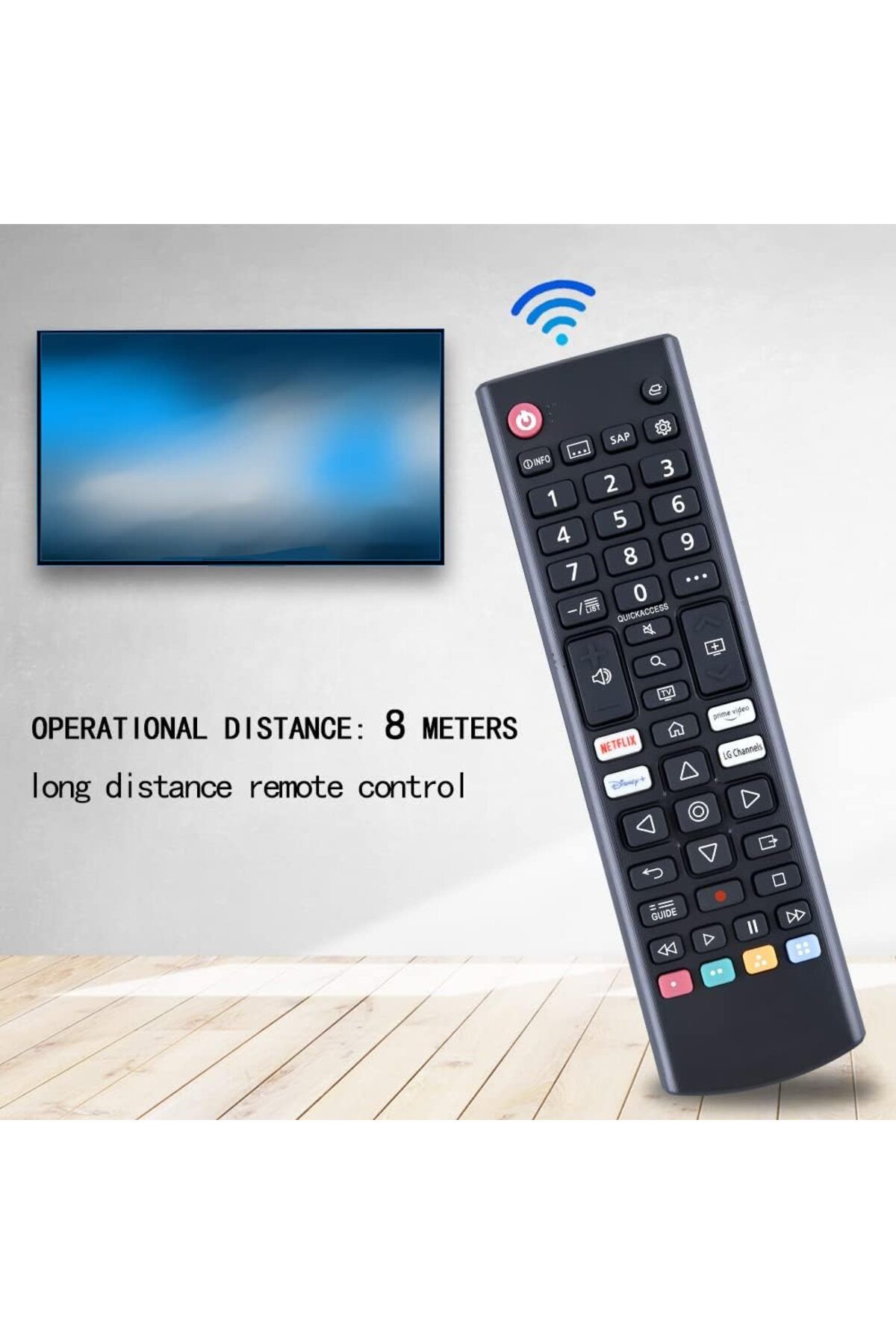 erorex-Rc311 Fmi3 Remote Fit For Tcl 4K 3D Led Lcd Smart Tv L43P1Us L50P1Us L50C1Us L55P1Us L43P2Us 3