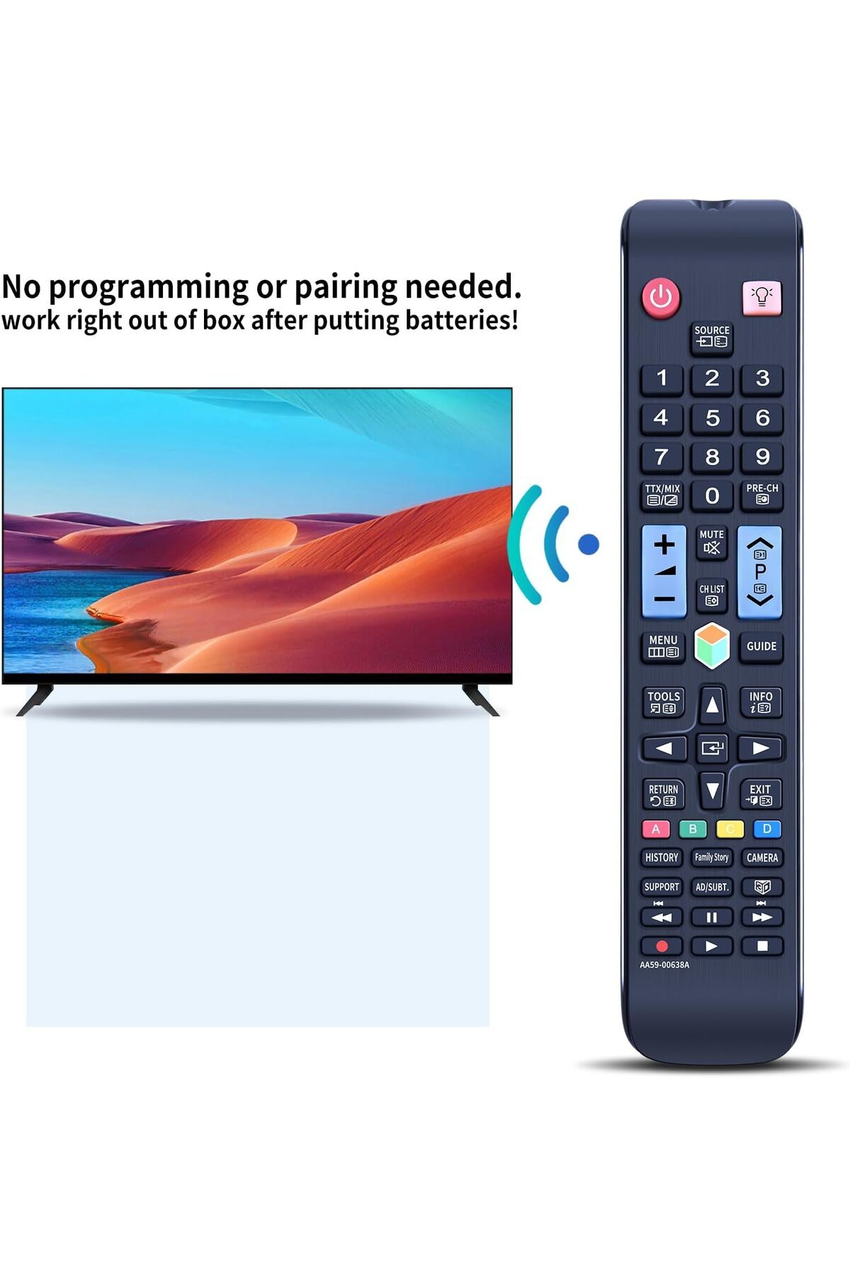 erorex-جهاز تحكم عن بُعد بديل لتلفزيون Tcl طراز Rc311S 06 531W52 Ty02X طراز Lt 32Kb45 Tn40D1620S 43Ga1600 4