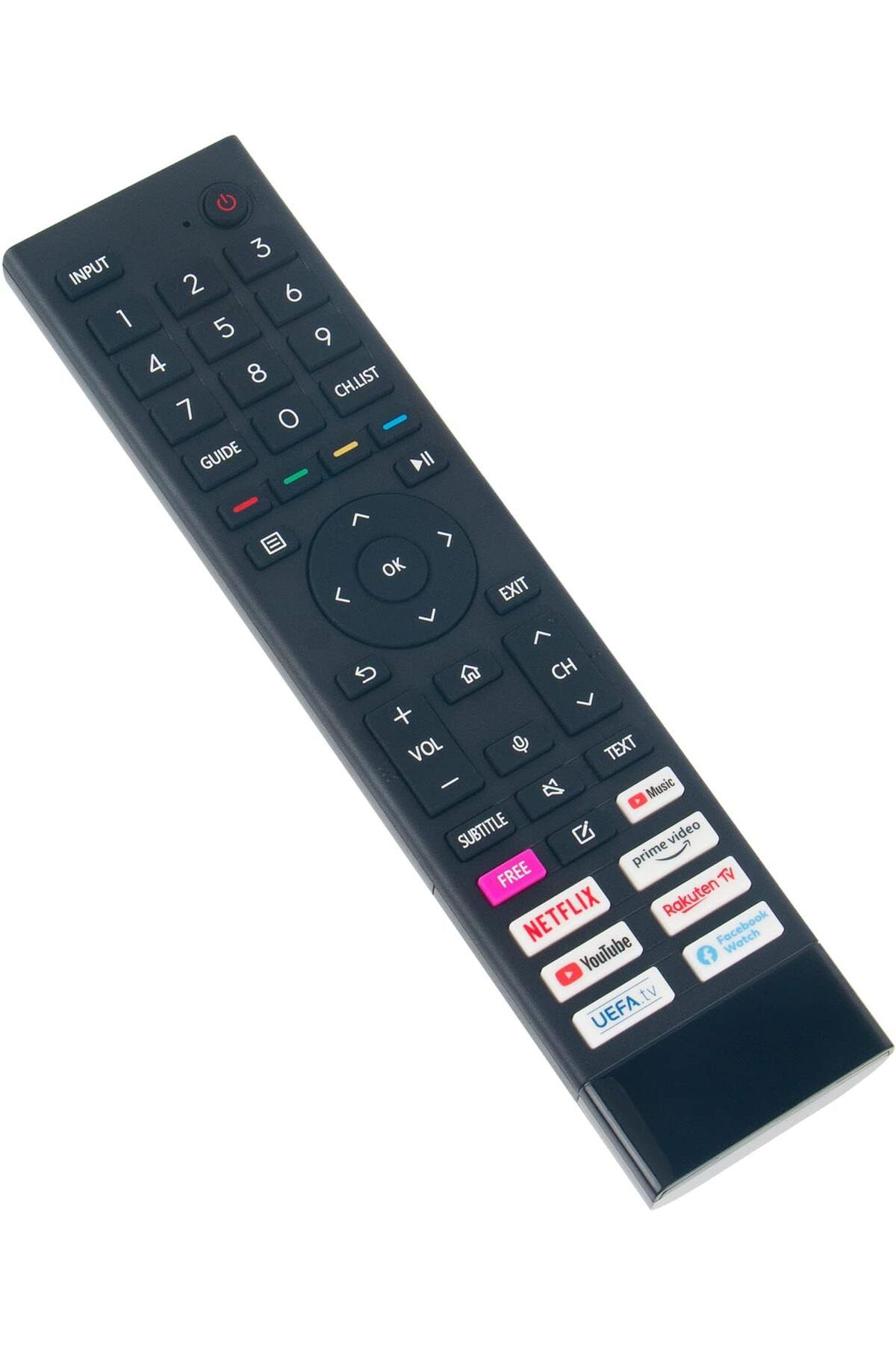 erorex-Voice Replaced Remote Control Rc901V Fur1 Fit For Tcl 06 Btznyy，With Short Apps: Youtube Netflix 4
