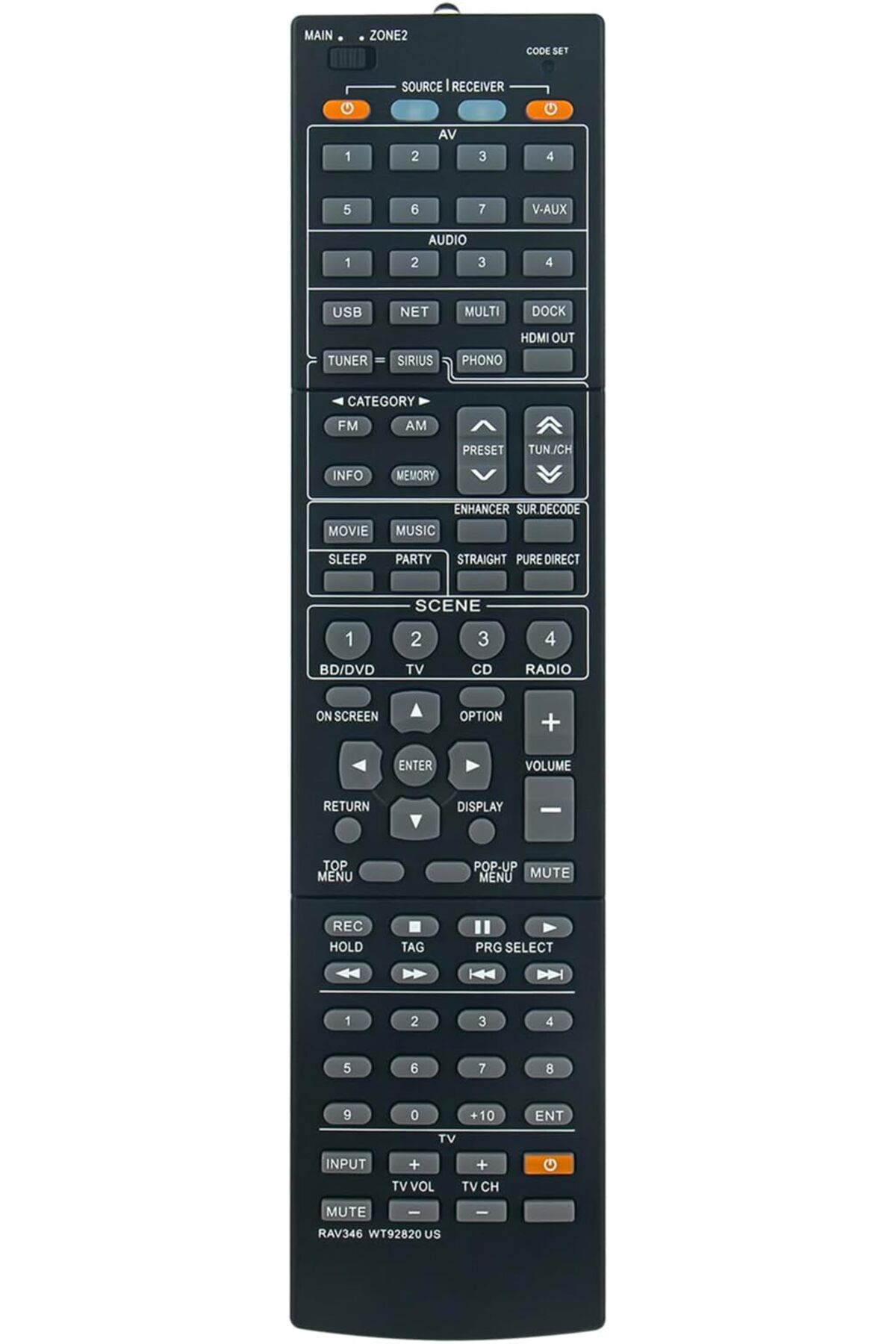erorex-Voice Replaced Remote Control Fit For Tcl 43C645K 50C645K 75C645K 85C645K 55C645K 65C645K Android 1