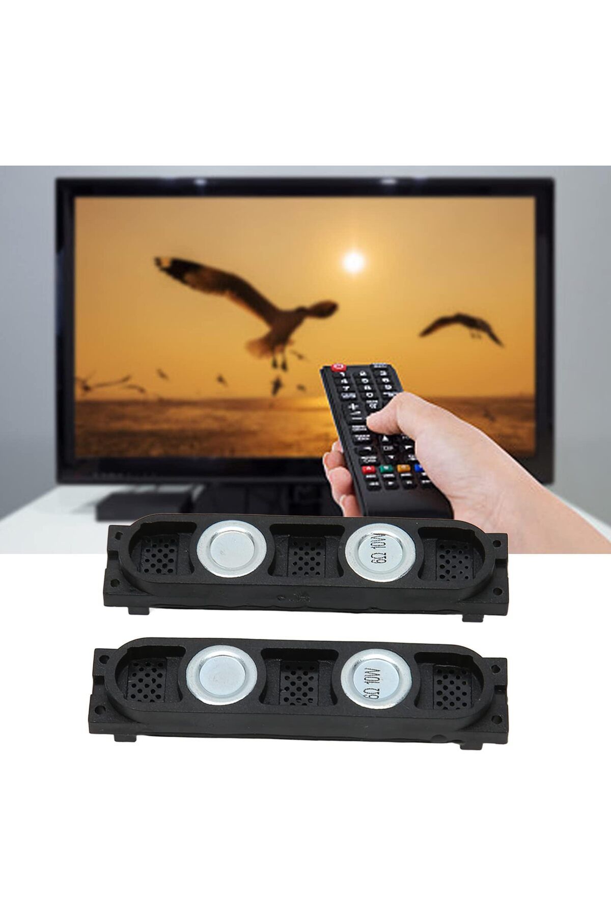erorex-Sound Bars For Tv 2 In 1 3D Surround Sound System With Dual Subwoofer Bluetooth 5.3 Home Theater 5