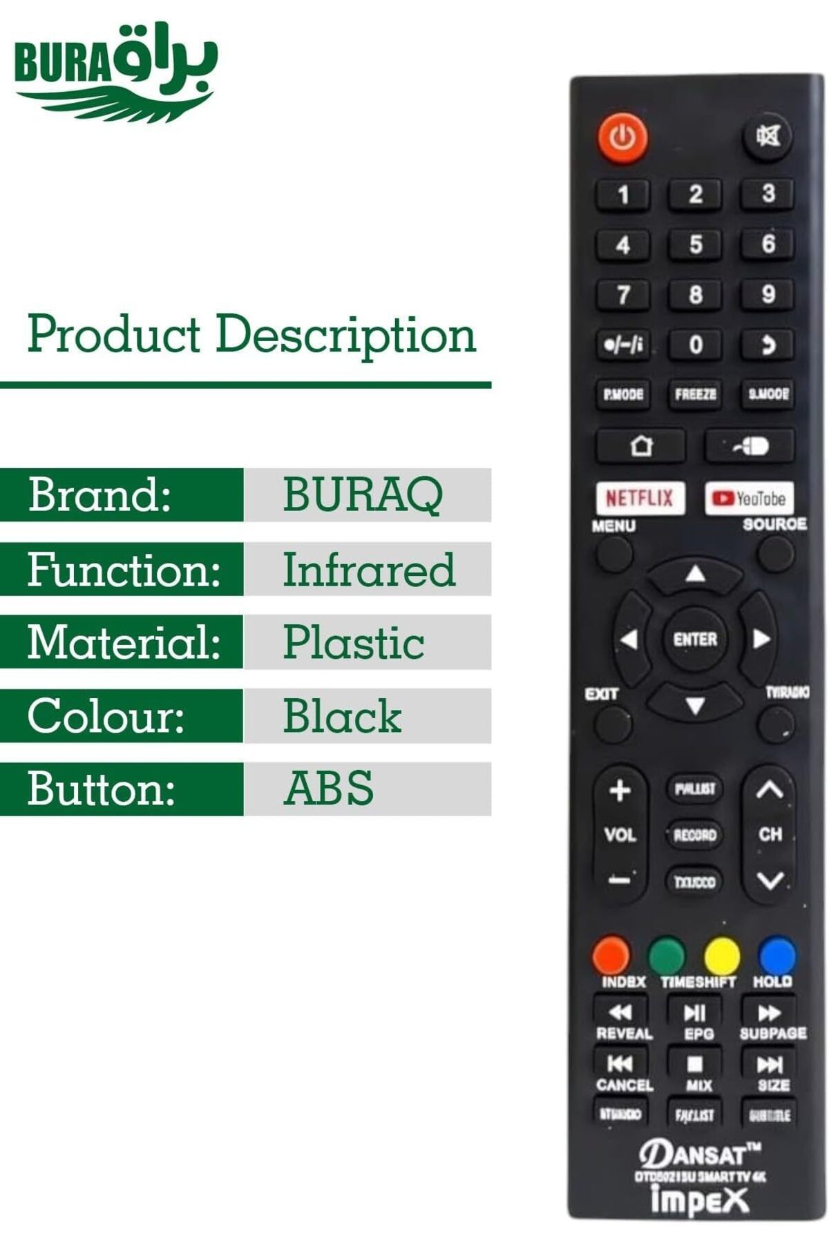 erorex-جهاز تحكم عن بعد لـ Dansat Smart Startrack Onix Grace Felexy Impex G Ten Lcd Led 2