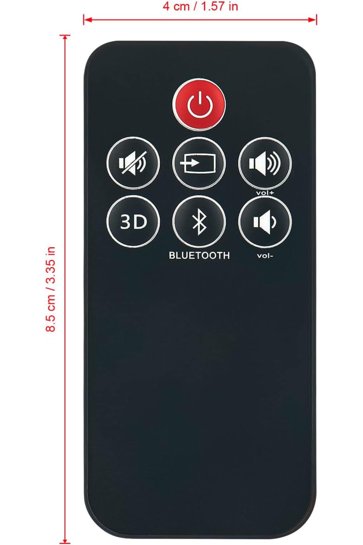 erorex-Rca10A Replaced Remote Control Fit For Edifier Soundbar Speaker System S2000Mkiii 4