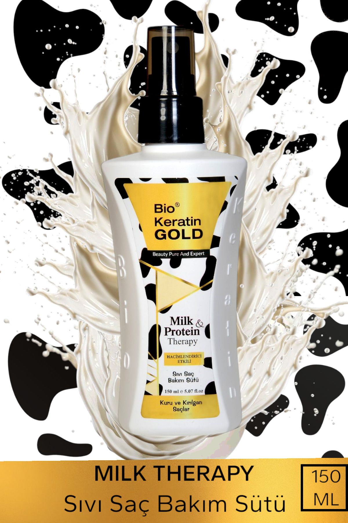 Bio Keratin Gold Milk Therapy Sıvı Saç Bakım Sütü 150 ml