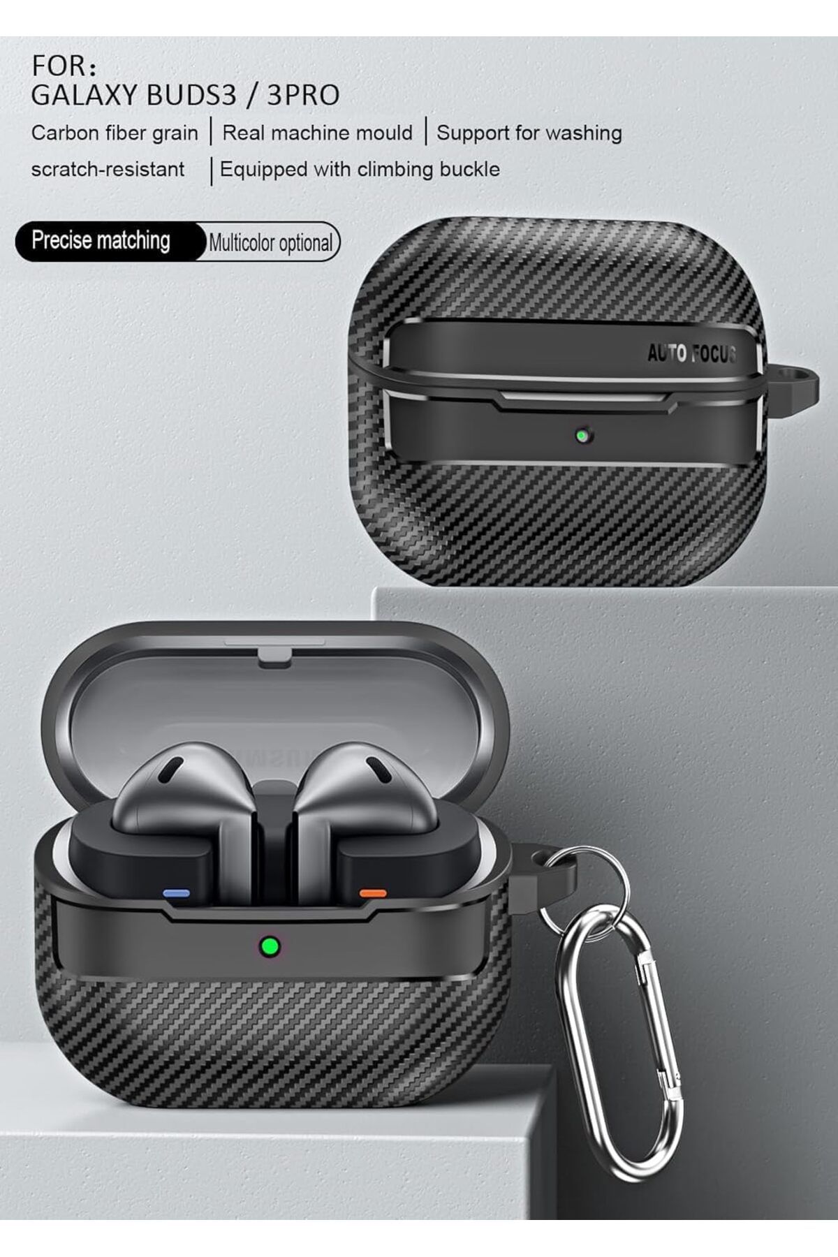erorex-حافظة واقية لسماعات Bose Quietcomfort Earbuds Ii 2022 و Quietcomfort Ultra Case 2023 مقاومة للصدمات 3