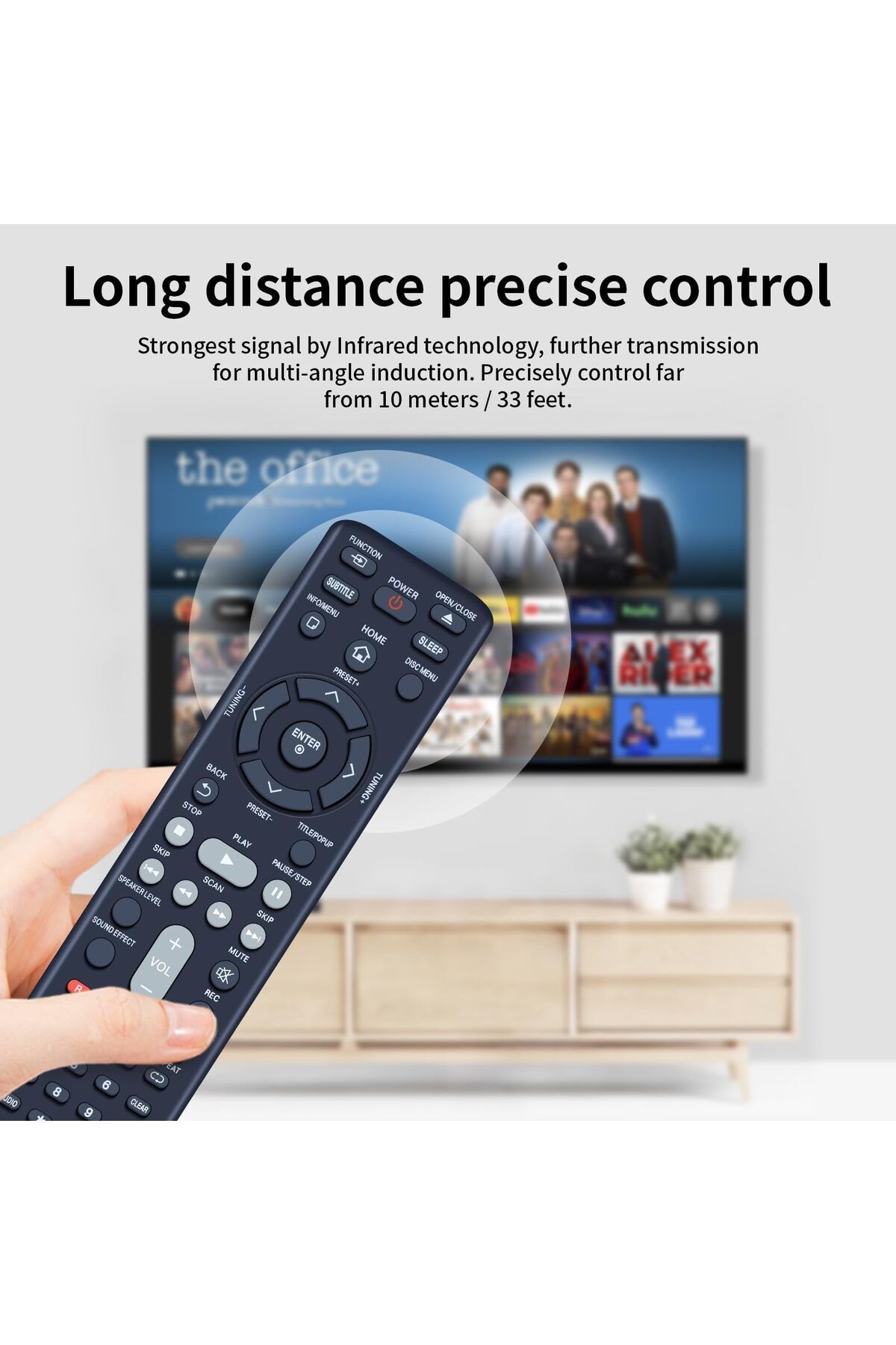 erorex-New Ah59 02550A Remote Fit Replacement For Samsung Ht F453K Ht F453Hk Ht F445K Ht F455K Ht F450Bk 7
