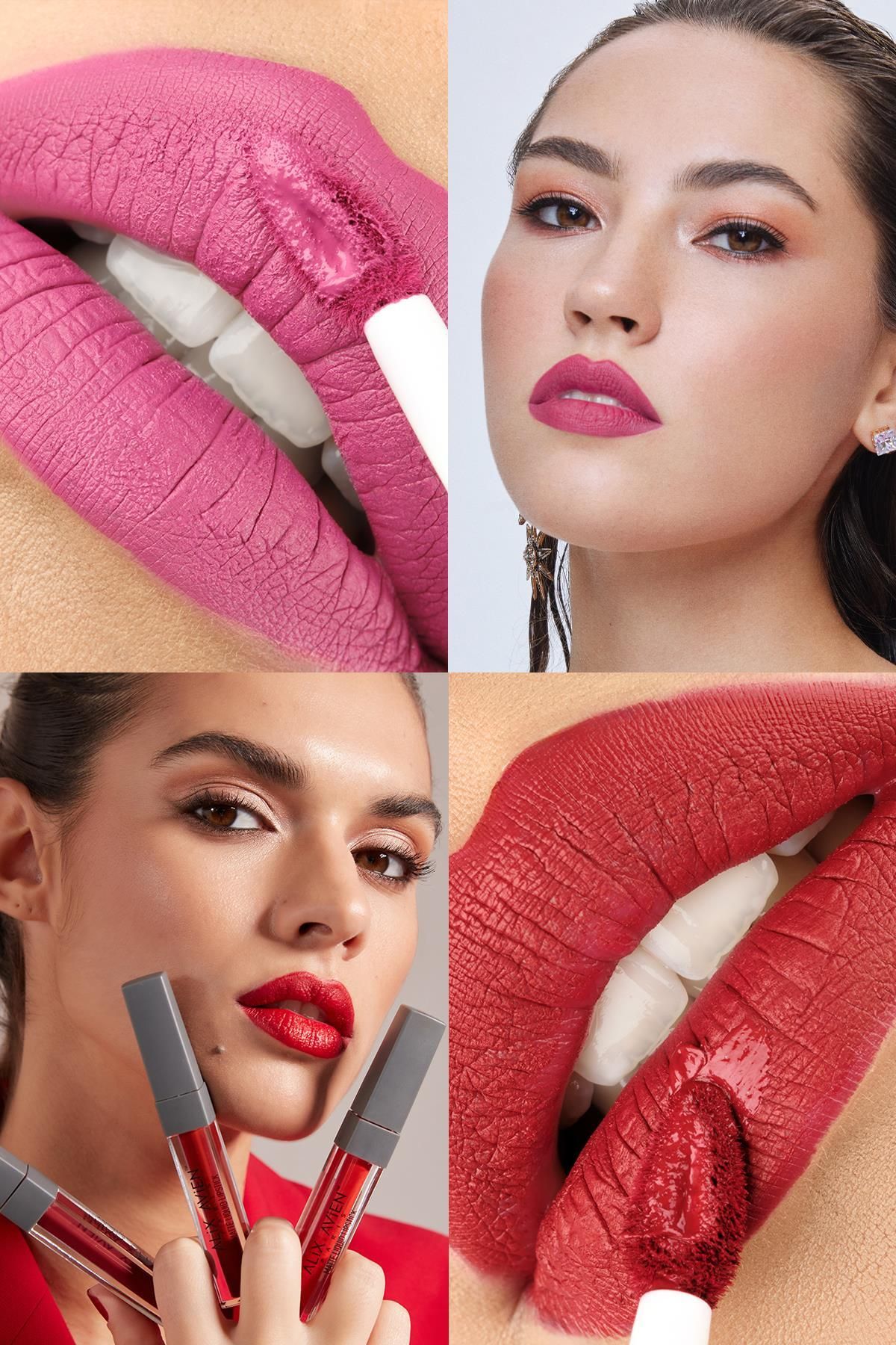 رژ لب مایع مات مخملی بدون خشک شدن طولانی مدت - رژ لب مایع مات 506 Dirty Pink Alix Avien