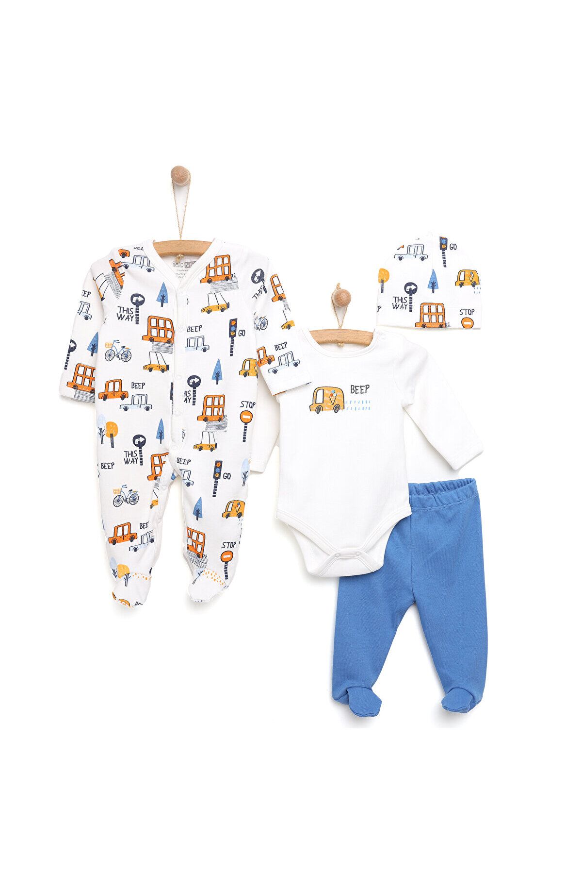HelloBaby Newborn 4 Pack Hospital Release Unisex ebebek Hello Baby