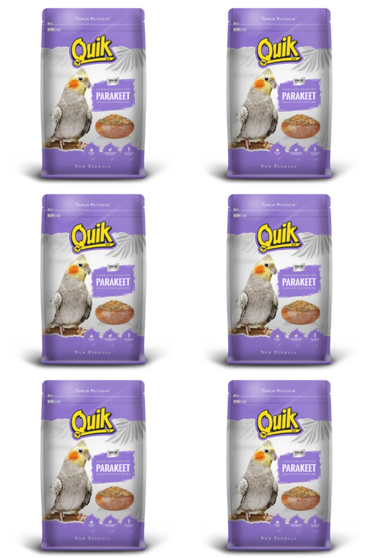 Quik Paraket Yemi 750gr - 6 Adet