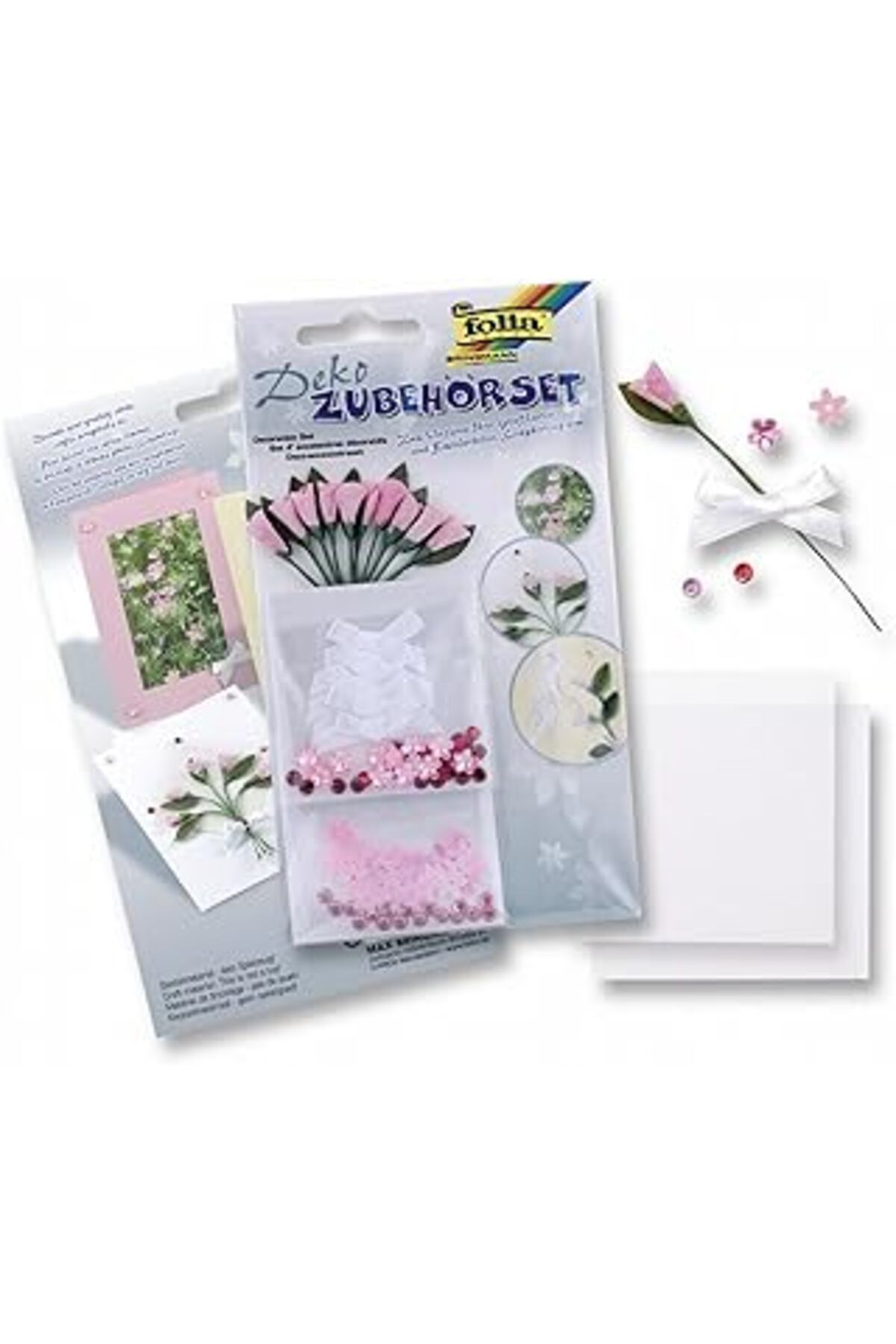 robotrend Folia Deco Sticker 20X9,8Cm Pembe Laleler