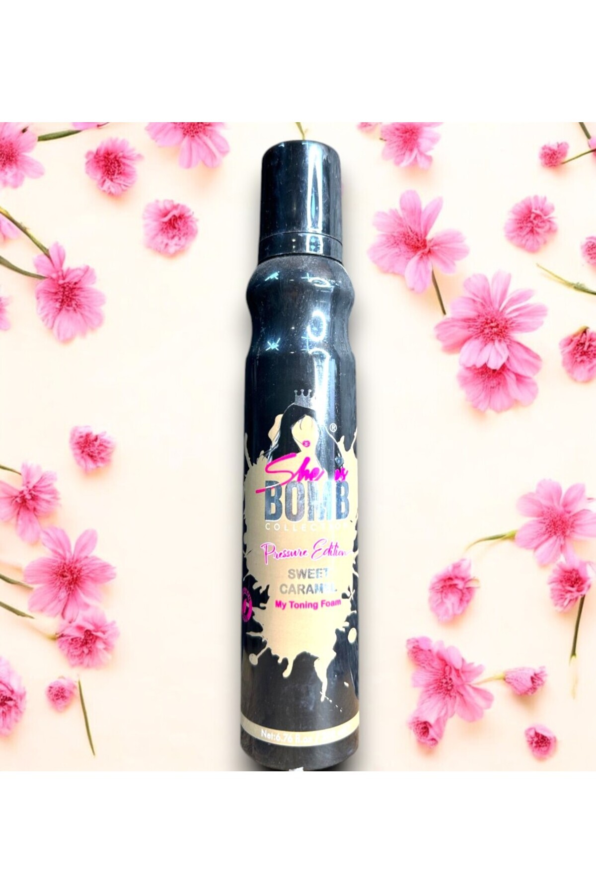 SHE İS BOMB COLLECTİON Tonıng Foam (CARAMEL) Tonlama Köpüğü Bukle Belirginleştirici Köpük — SHEBOMBKARAMEL