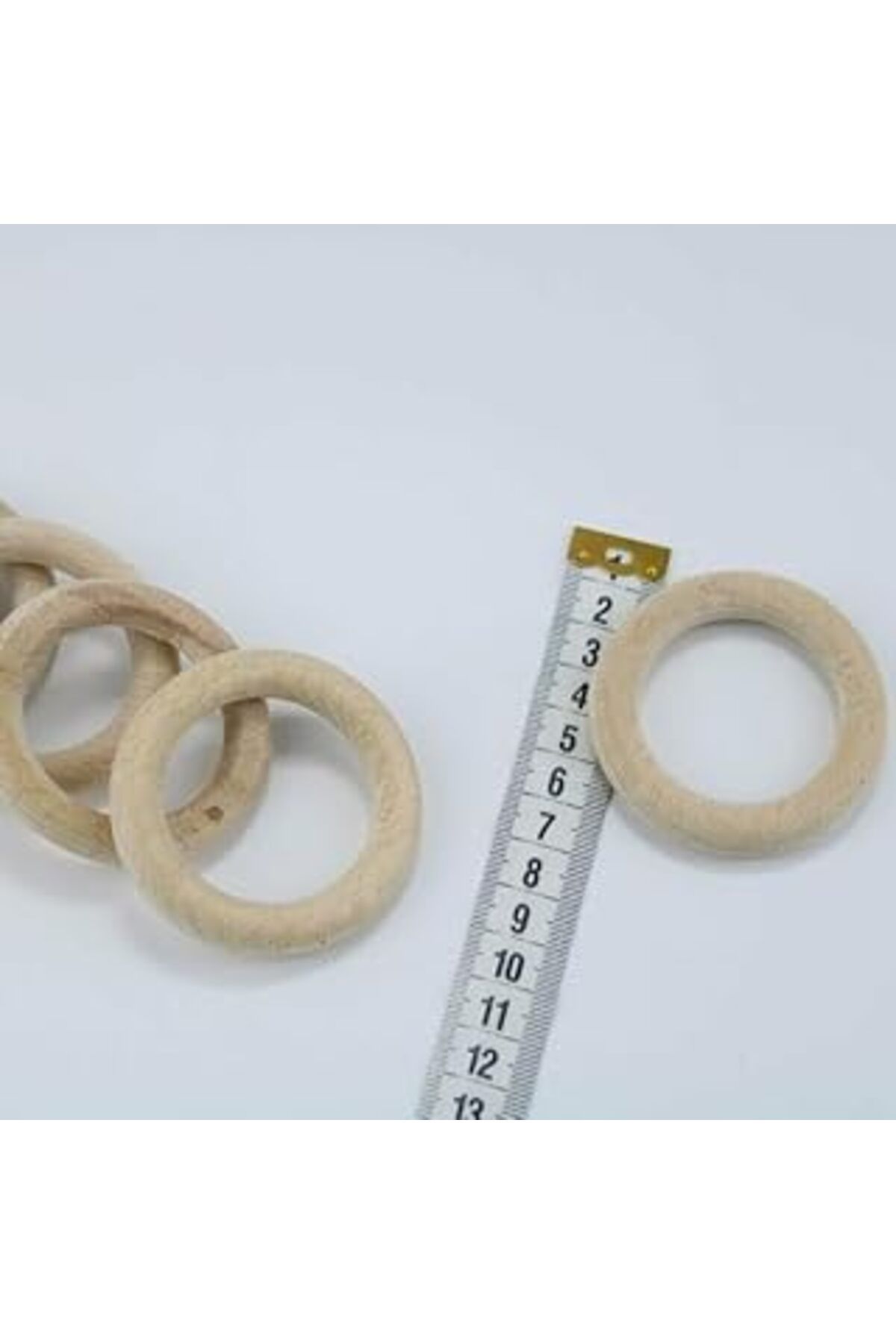 Mu Art Benim Marifetlerim - Ahşap Halka 6 Cm 5 Adet