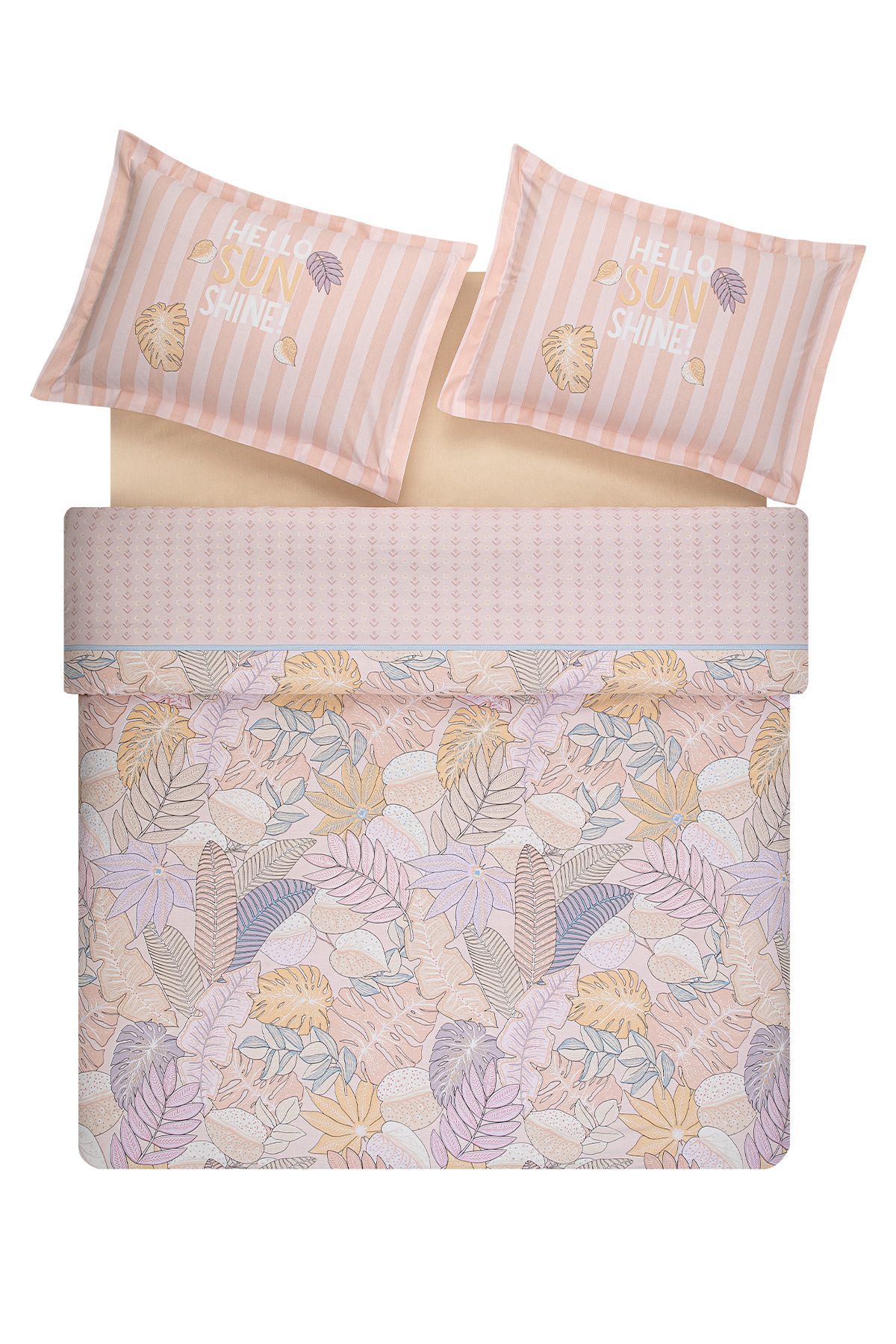 Puffy-Lia Double Duvet Cover Set - Salmon 3