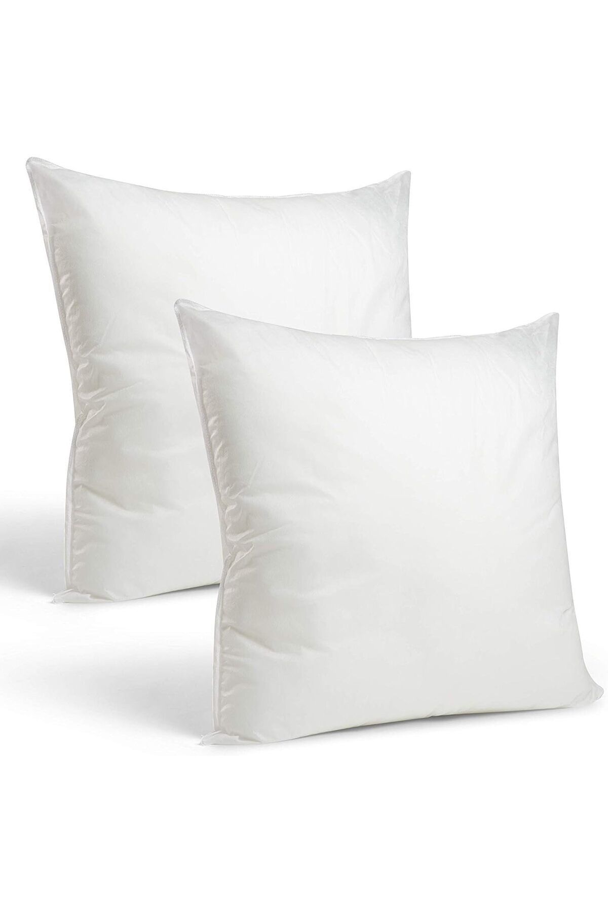 erorex-2 Piece Of Microfibre White Cushion Cushion Filler Square 30X30 1