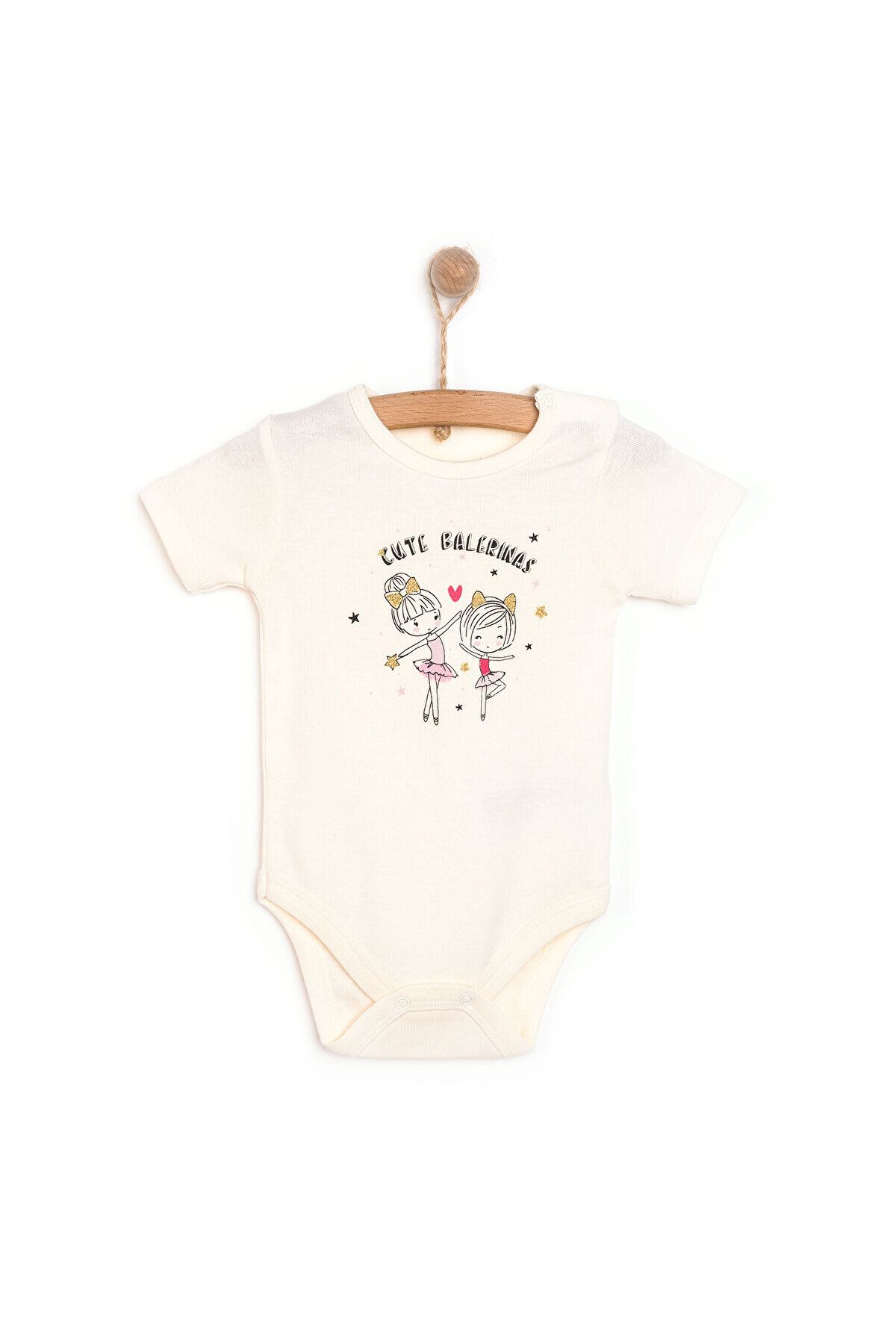 بدنه دخترانه آستین کوتاه طرح حیوانات HelloBaby ebebek Hello Baby