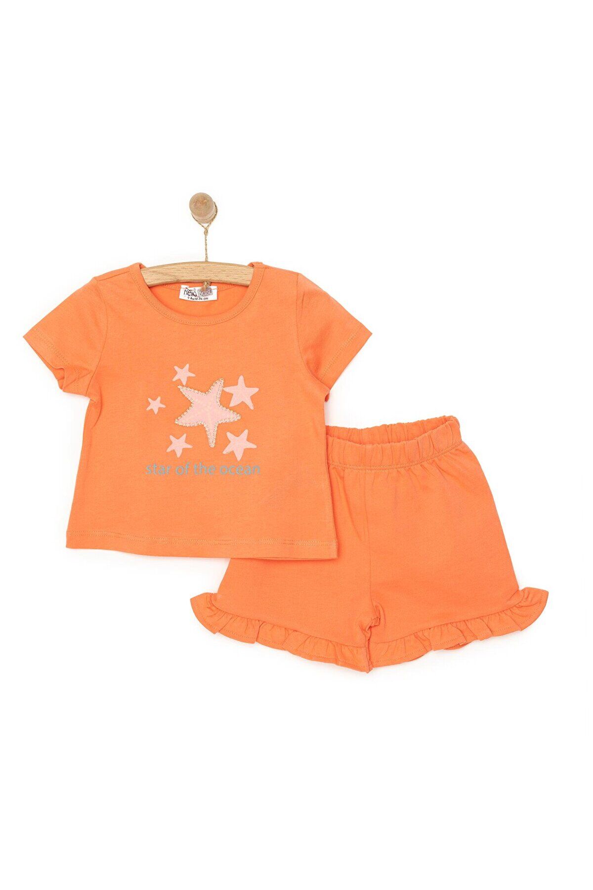 HelloBaby Motto Girl Tshirt-Shorts Baby Girl ebebek Hello Baby