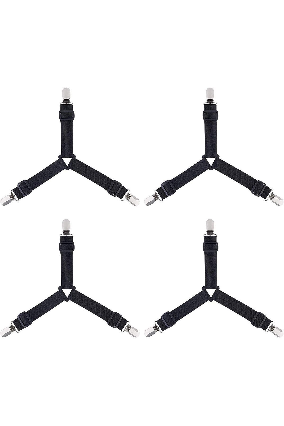 erorex-4Pcs Lot Adjustable Bed Sheet Clips Cover Grippers Holder Mattress Duvet Blanket Fastener Straps 1