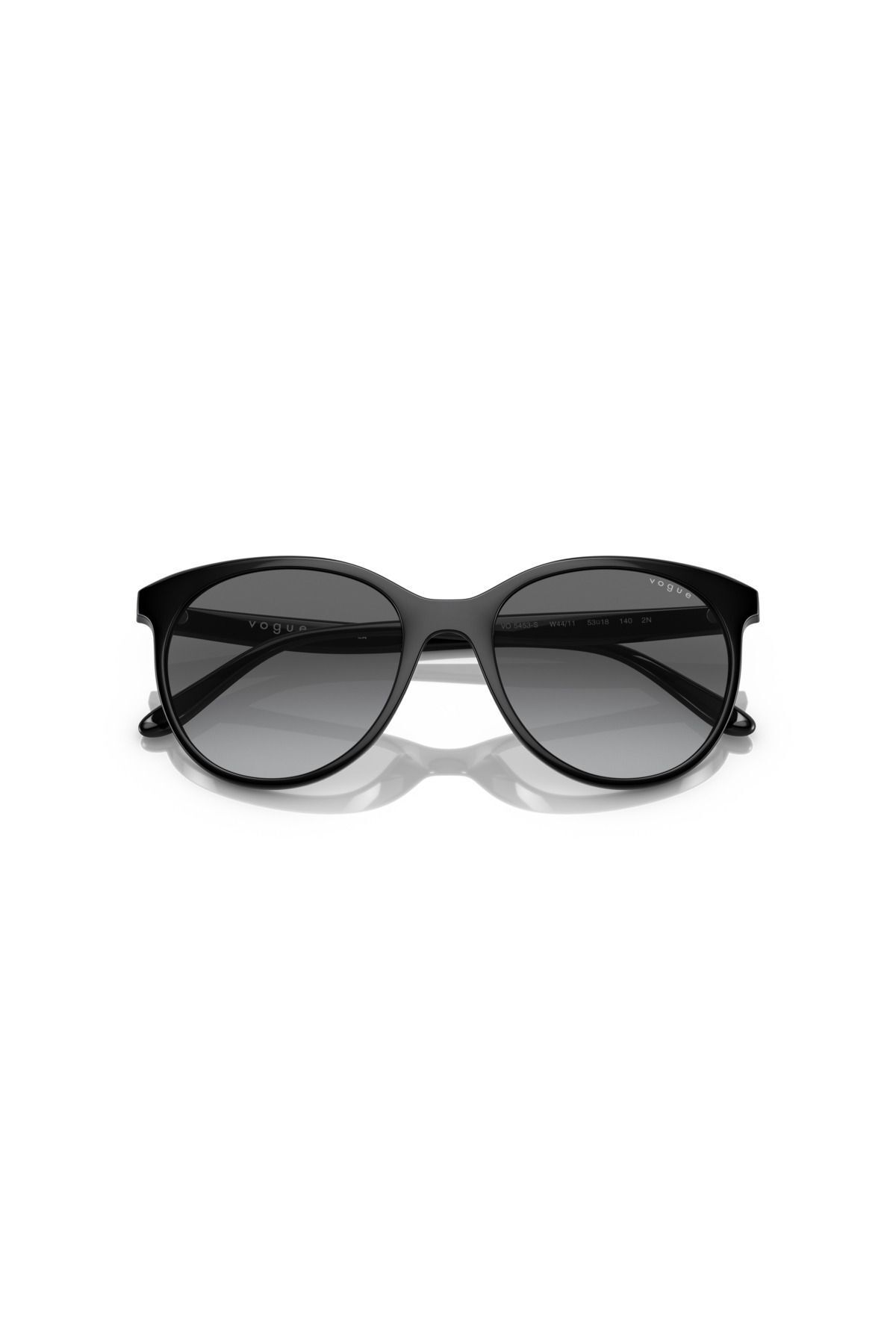 عینک آفتابی مشکی مردانه و زنانه فریم گرد 5453-S W44/11 53 Vogue