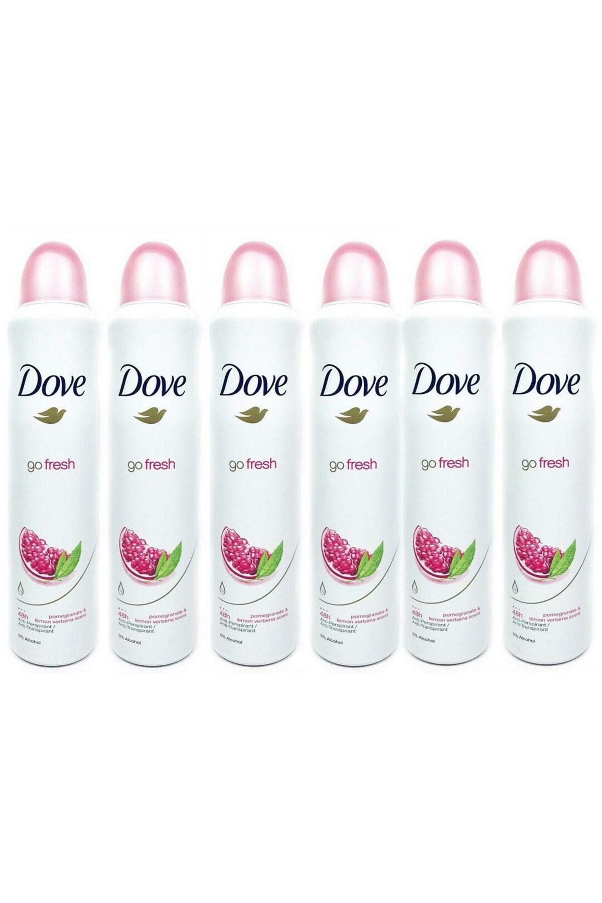 Dove-GO FRESH POMEGRANATE & LEMON DEODORANT SPRAY 150 ML X 6 5