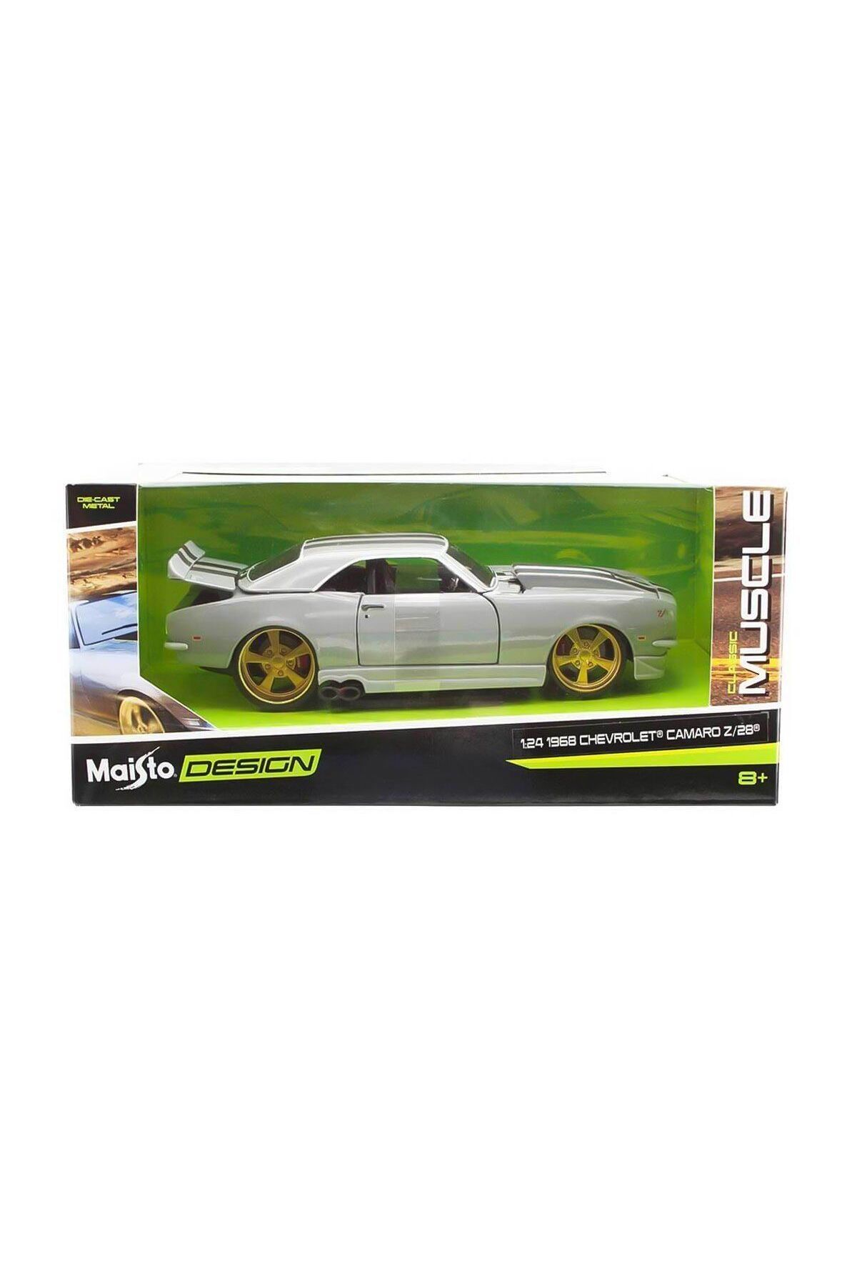 DENİZ MAY 32508 1:24 Maisto Chevrolet Camaro Z-28 1968 Model Araba -Necotoys