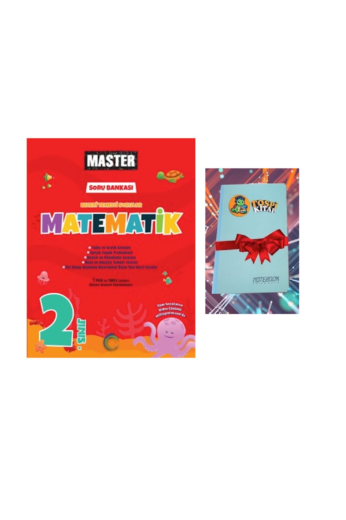 Okyanus Yayıncılık 2. Sınıf MASTER MATEMATİK Soru Bankası (DEFTER HEDİYE) TOSPK112