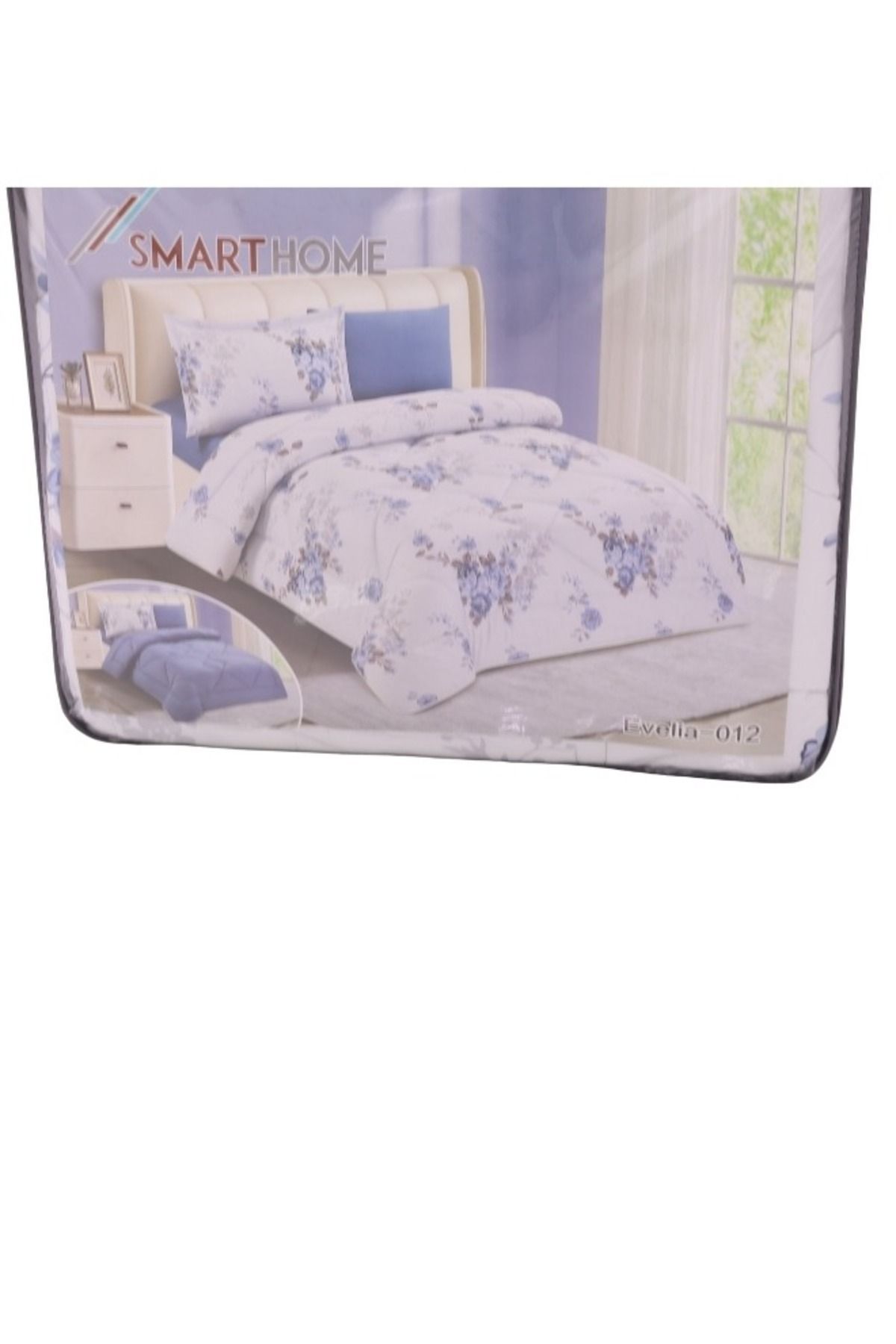 smart home-Comforter set, double-sided mattress consisting of 4 pieces, comforter 4 pieces, 100% microfiber 4
