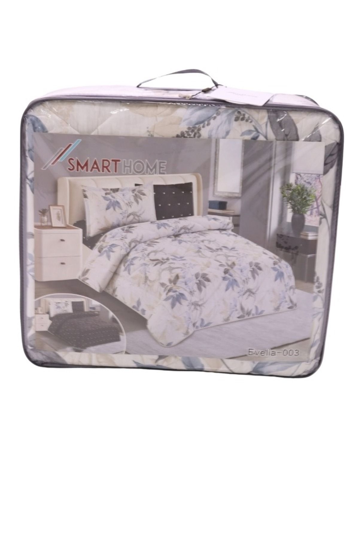 smart home-Comforter set, double-sided mattress consisting of 4 pieces, comforter 4 pieces, 100% microfiber 3