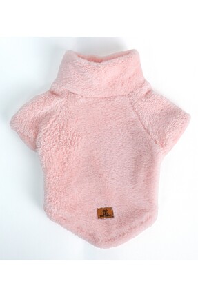 Peti Tailor KÖPEK KIYAFETİ BÜYÜK IRK PEMBE BOĞAZLI WELLSOFT SWEAT