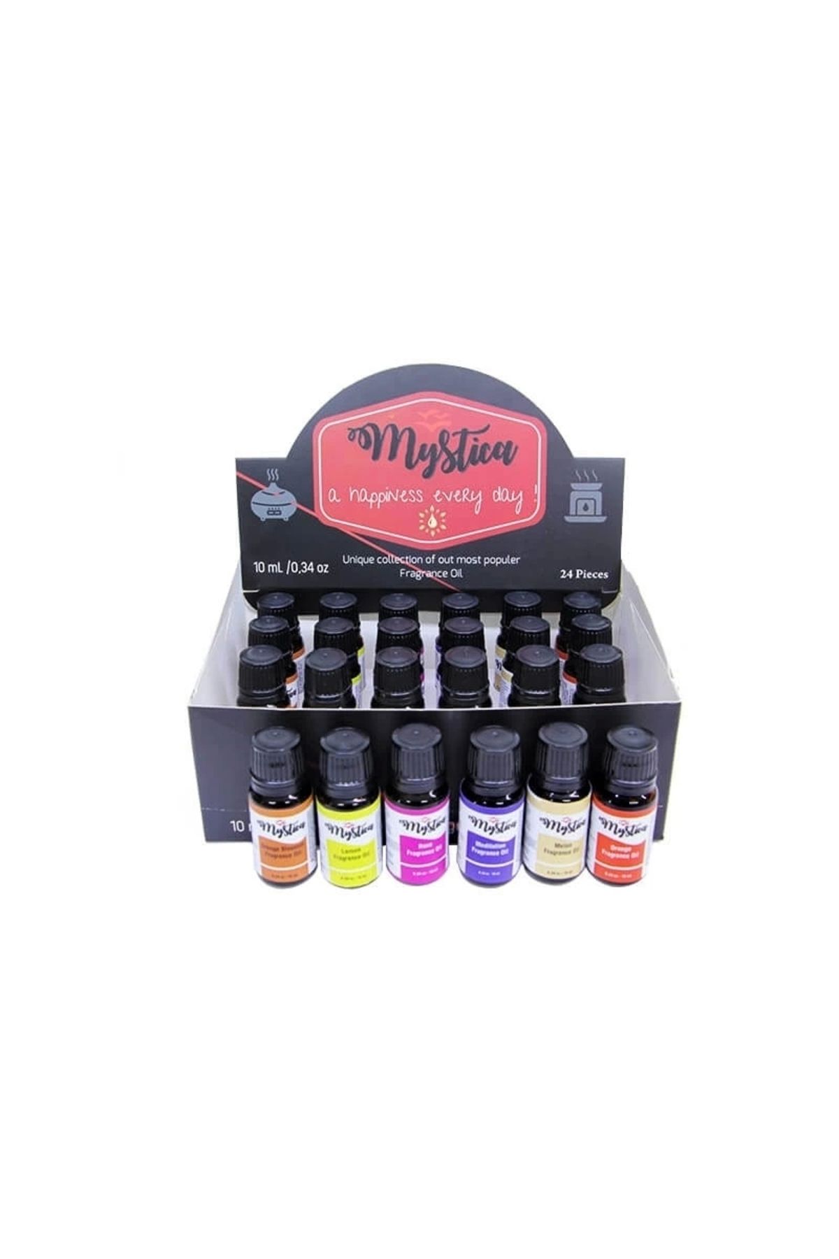 STOREMAX Fresh Assorted Fragrance Oil 24'lü Set