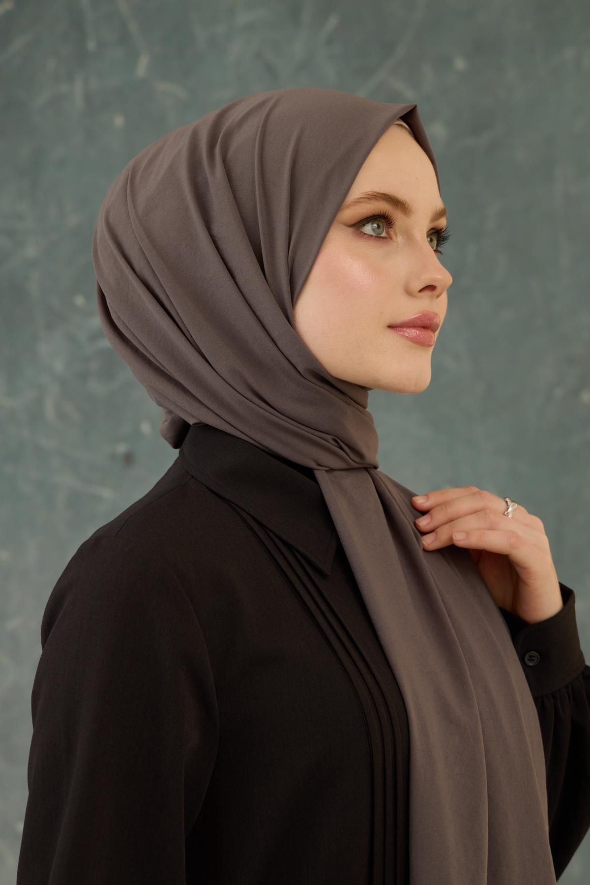 İpekhan-Dark Mink No Shawl - 10000-15 5