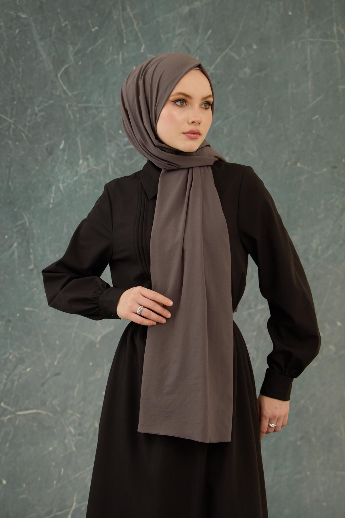 İpekhan-Dark Mink No Shawl - 10000-15 4