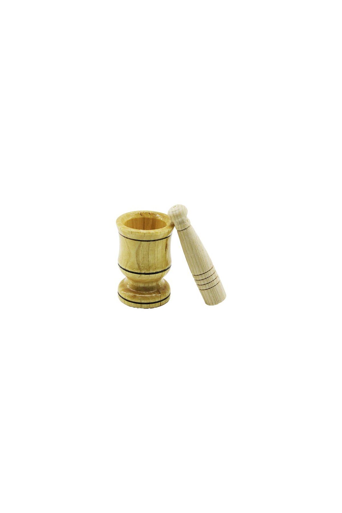 STOREMAX KÜÇÜK BOY AHŞAP HAVAN SARIMSAK DÖVECEK Ç: 6CM--D: 4CM--Y: 8.8CM FİLELİ AMBALAJ