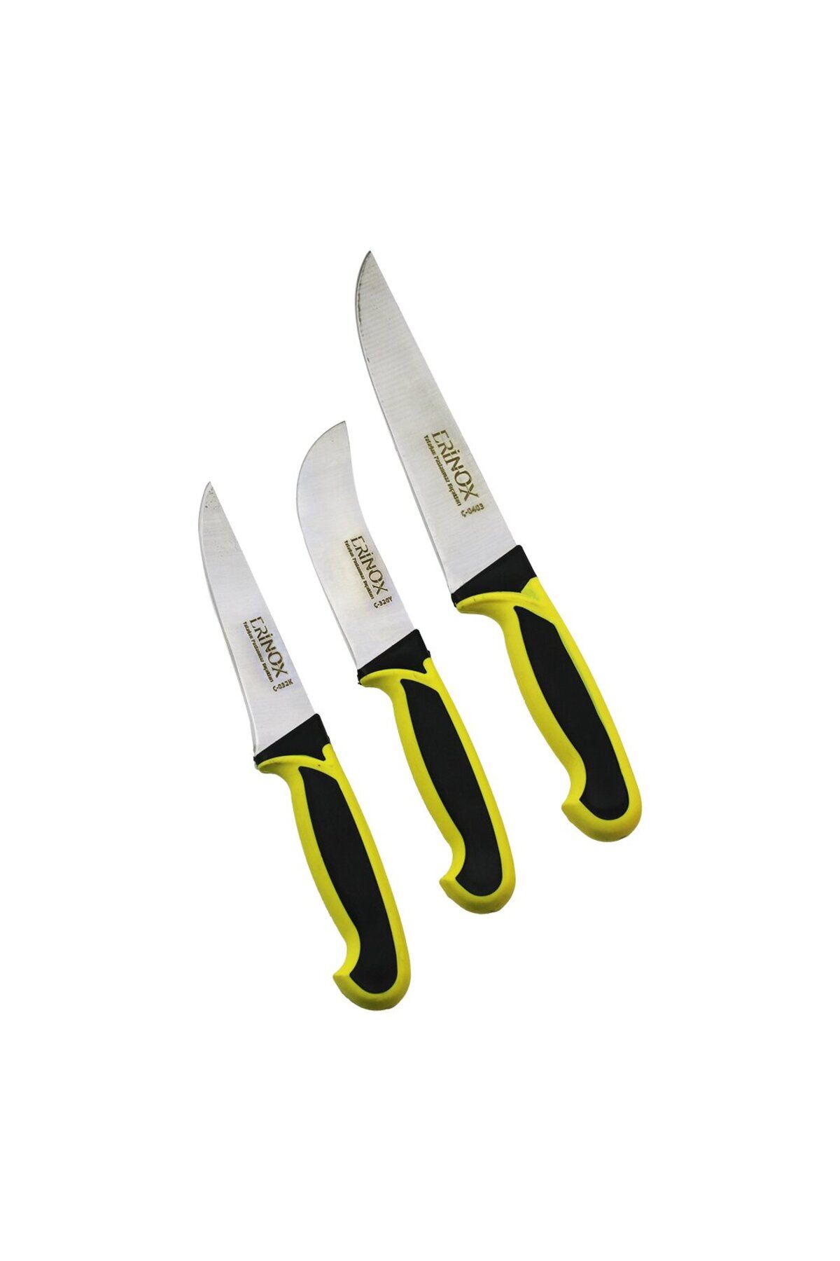 STOREMAX buxystorem 3PCS KURBAN BIÇAK SETİ Ç-032K--Ç-320Y--Ç-0403 KEMİK SIYIRMA- DERİ SOYMA=YÜZME- KU