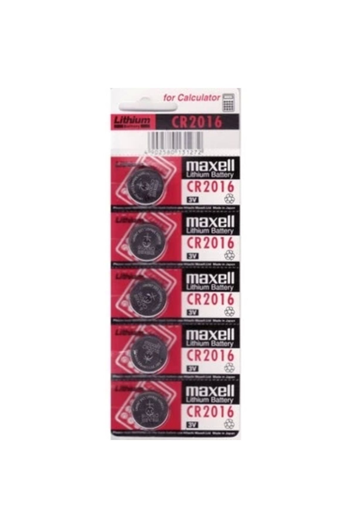 ÇERÇİCİ Maxell Cr2016 3v Lityum Düğme Pil 5'li Paket