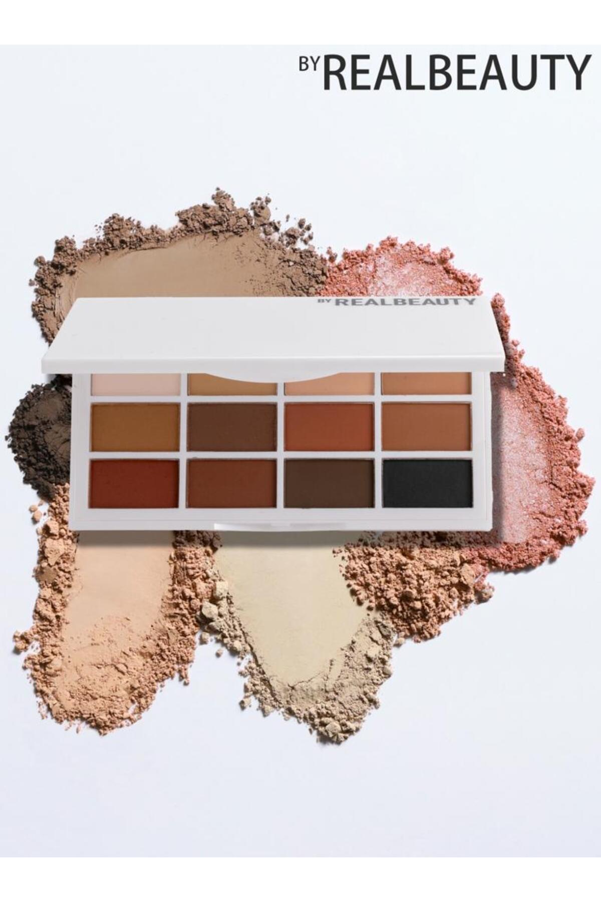 real beauty باليت شادو مكون من 12 لون من ريل بيوتي