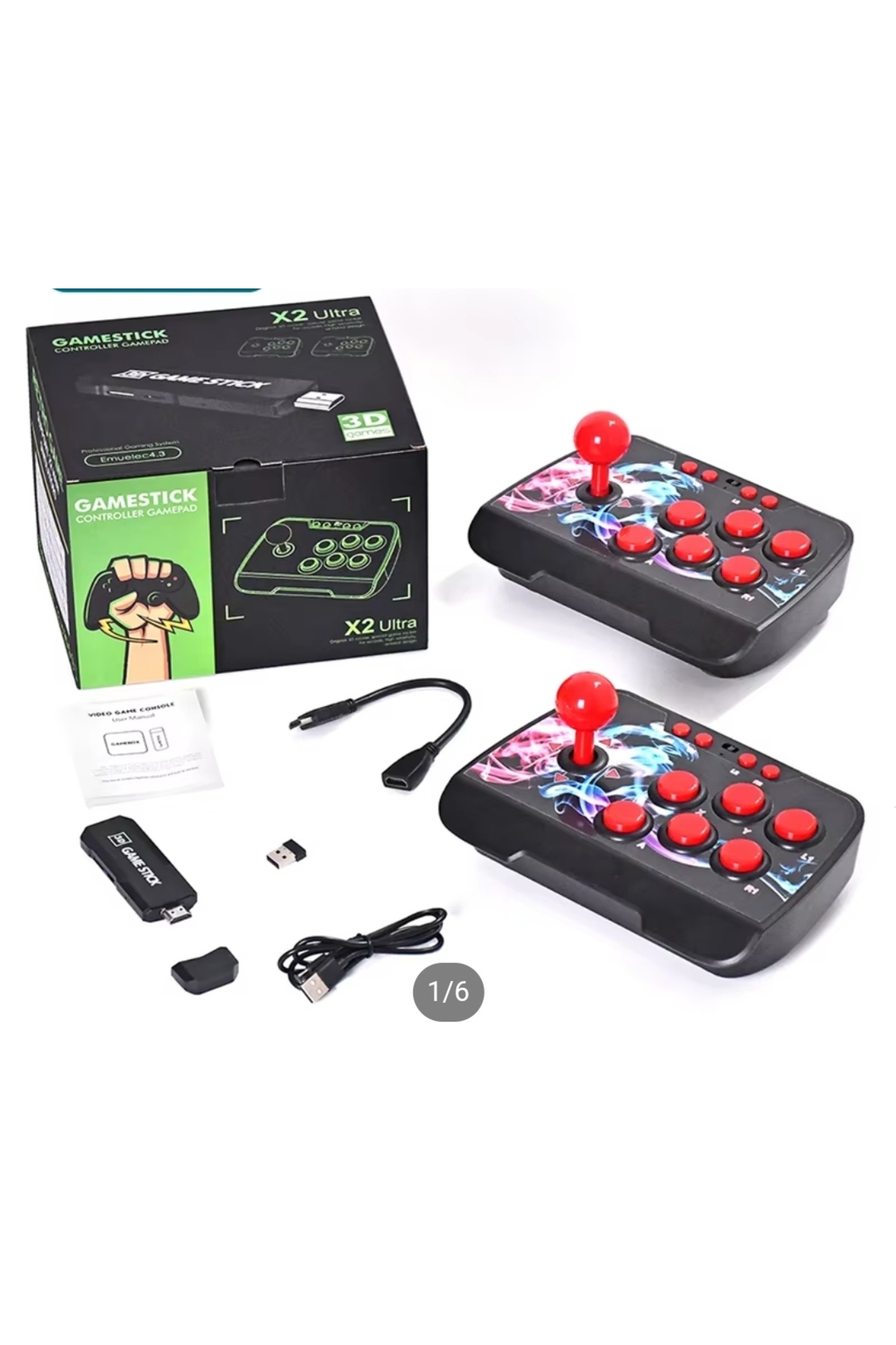 ATARI Kablosuz Çift Joystick Retro 9000 Oyun Tv Bağlanan Ateri Video Game Hd Oyun Makinesı