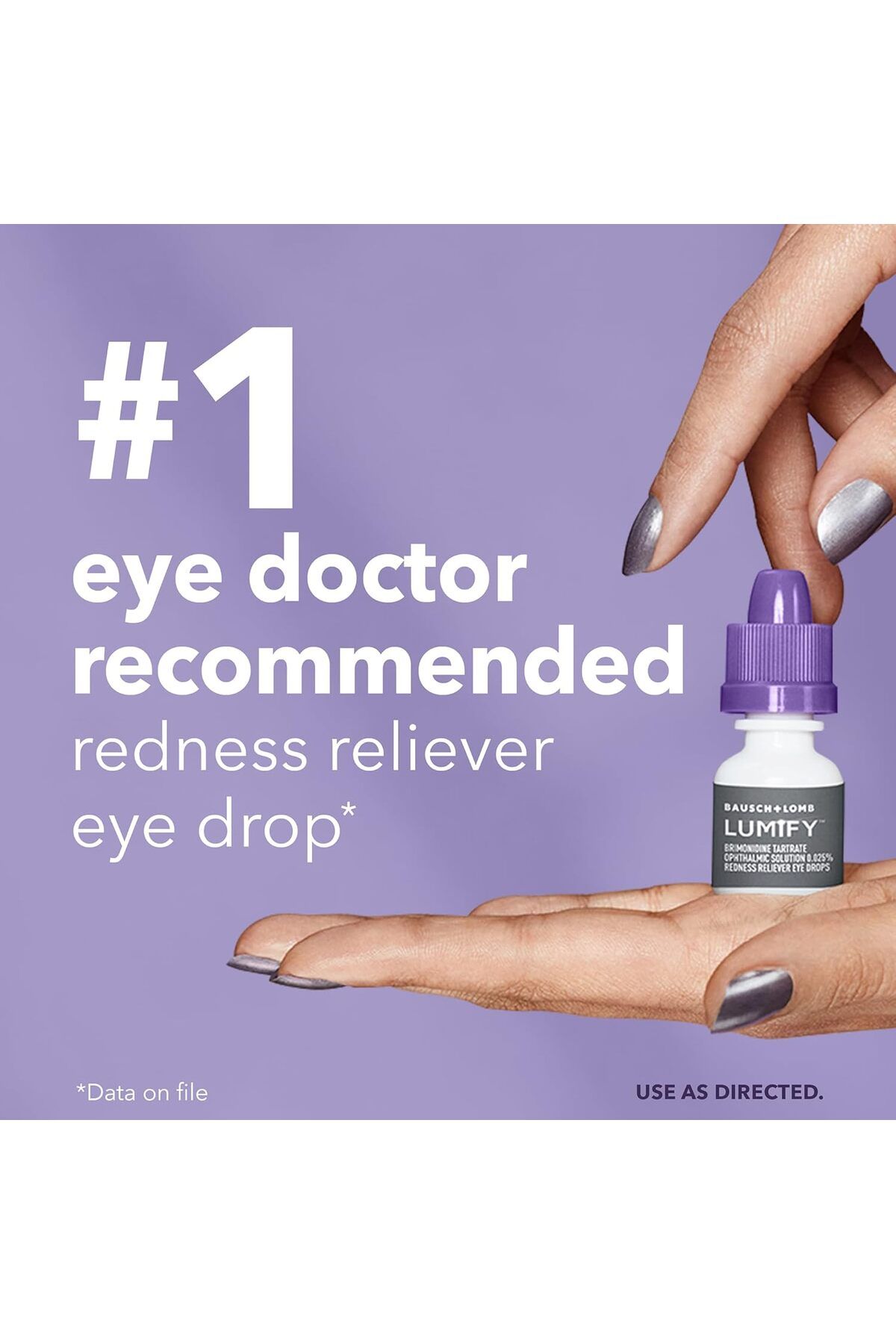 Lumify-Redness Reliever Eye Drops For Whiter & Brighter Looking Eyes 2.5 mL 2