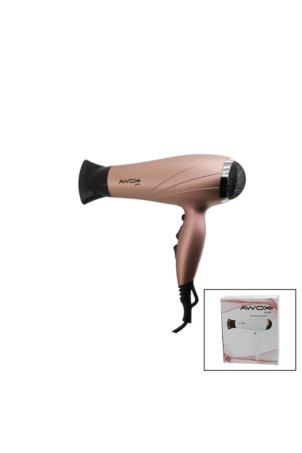 STOREMAX htpshopmx AWOX GLEAO ROSE-GOLD SAÇ KURUTMA - FÖN MAKİNESİ SOĞUK ÜFLEME 2 KADEME N - 3 KAD