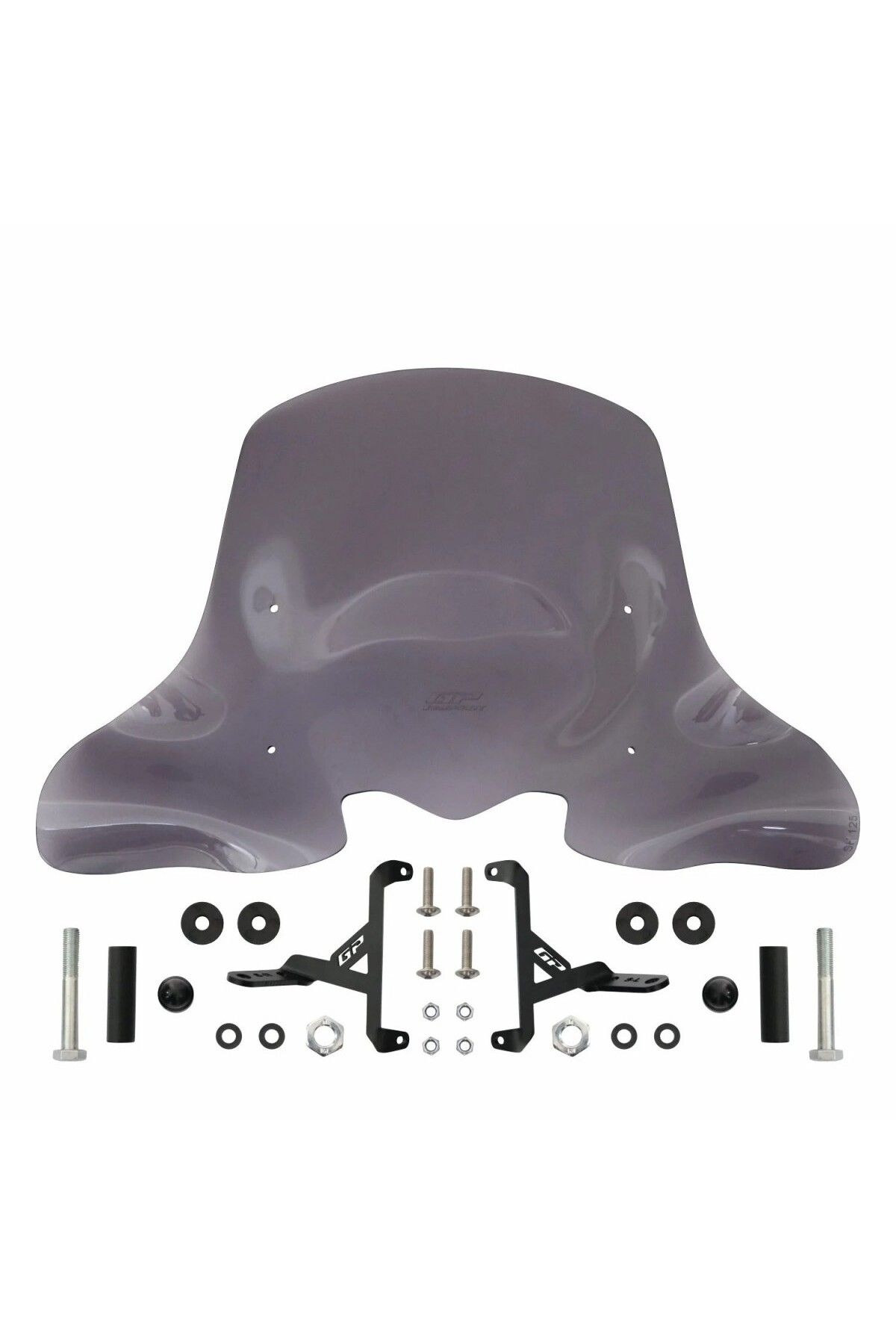 GP KOMPOZİT Gp Kompozit Siperlik Ön Cam Füme 45cm Honda Sh 125 2024 Uyumlu