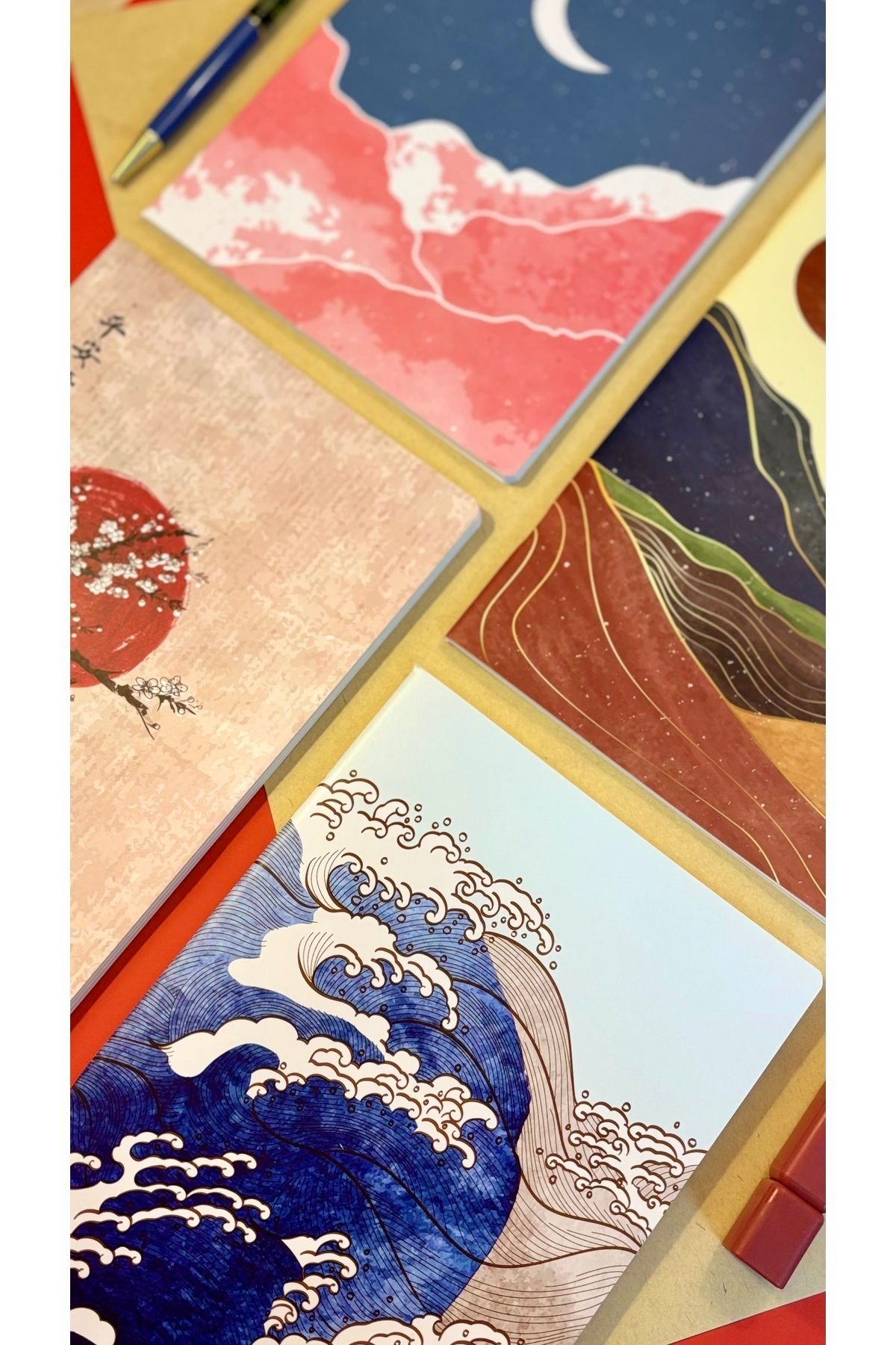 Apeirona | Limitless Art-Large Size 4 Pieces Wire Stitched NoteBook Set 6