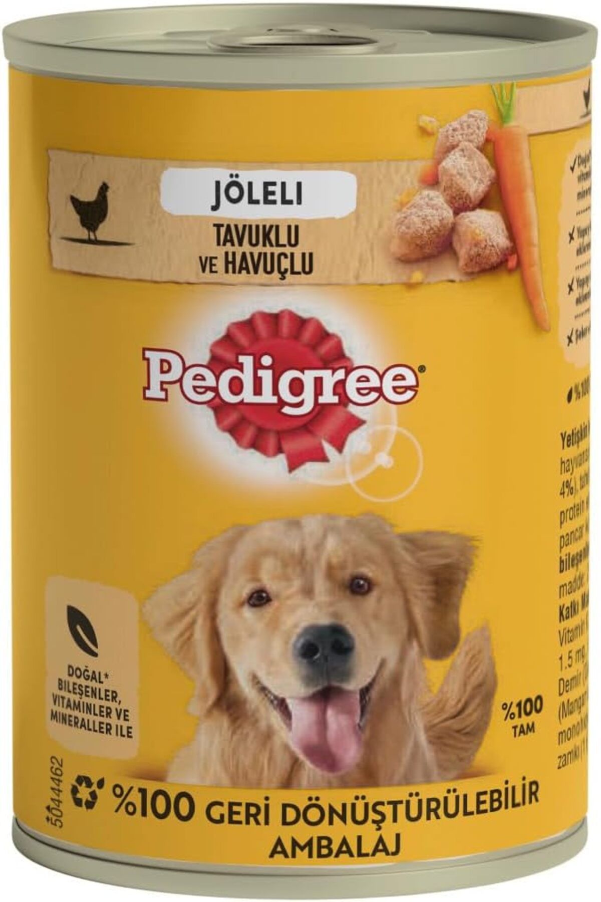 Orqinel Pedigree Tavuklu 400 Gr x24, Köpek Yaş Mama